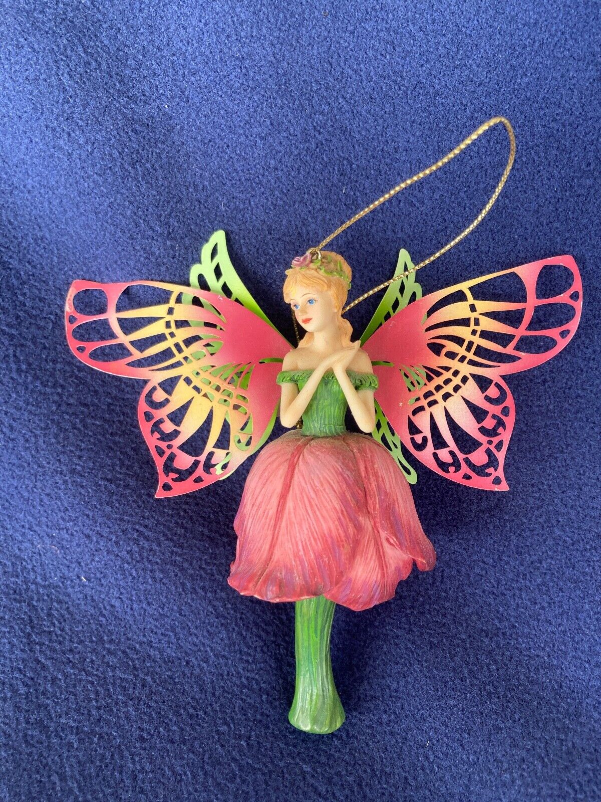Ashton Drake Galleries Butterfly Fairies Ornament Collection Pretty Parrot Tulip