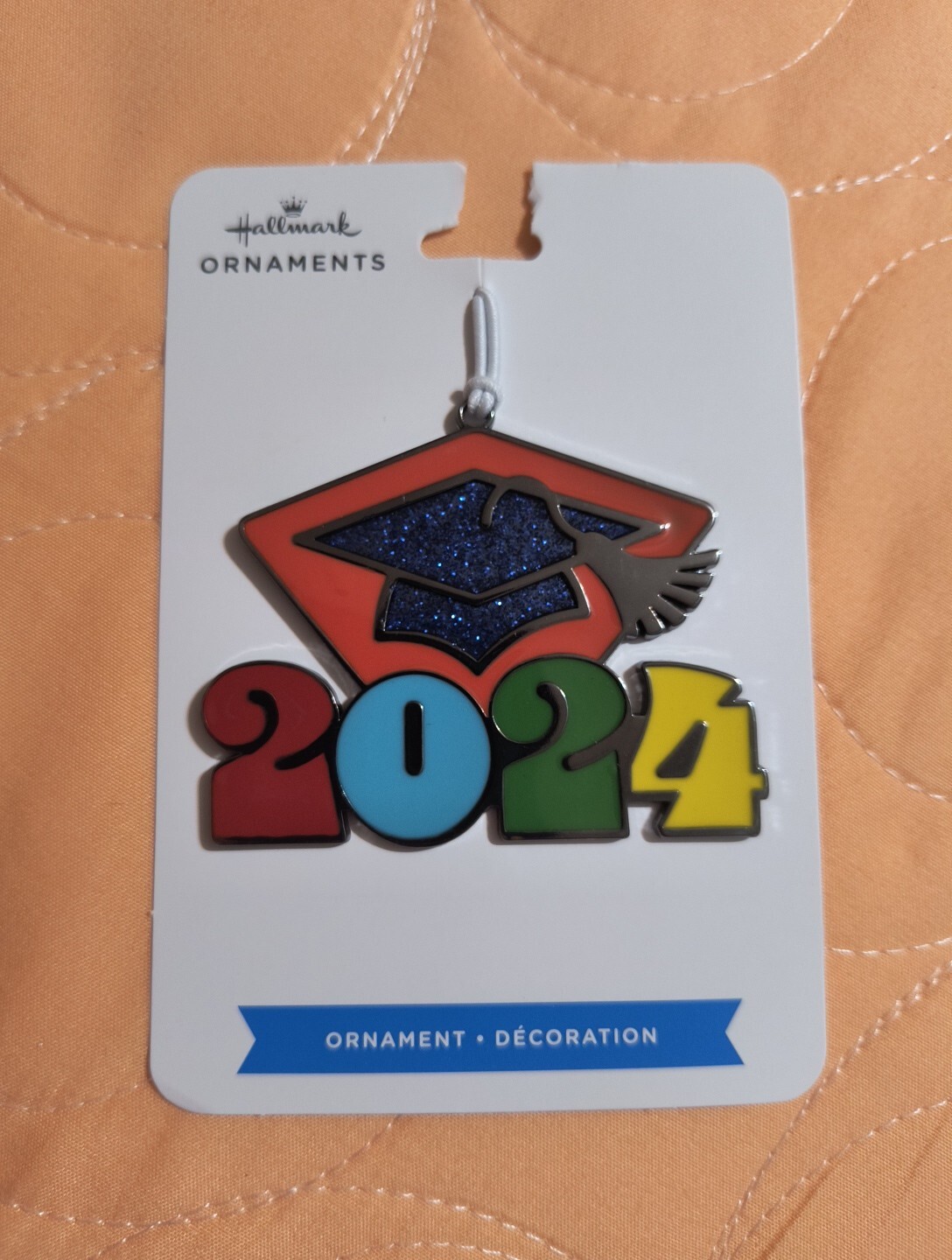 Hallmark Flat Metal Graduation Ornament Class of 2024 Graduate Cap And Tassel 🆕 Hallmark Flat Metal Graduation Ornament Class of 2024 Graduate Cap And Tassel 🆕