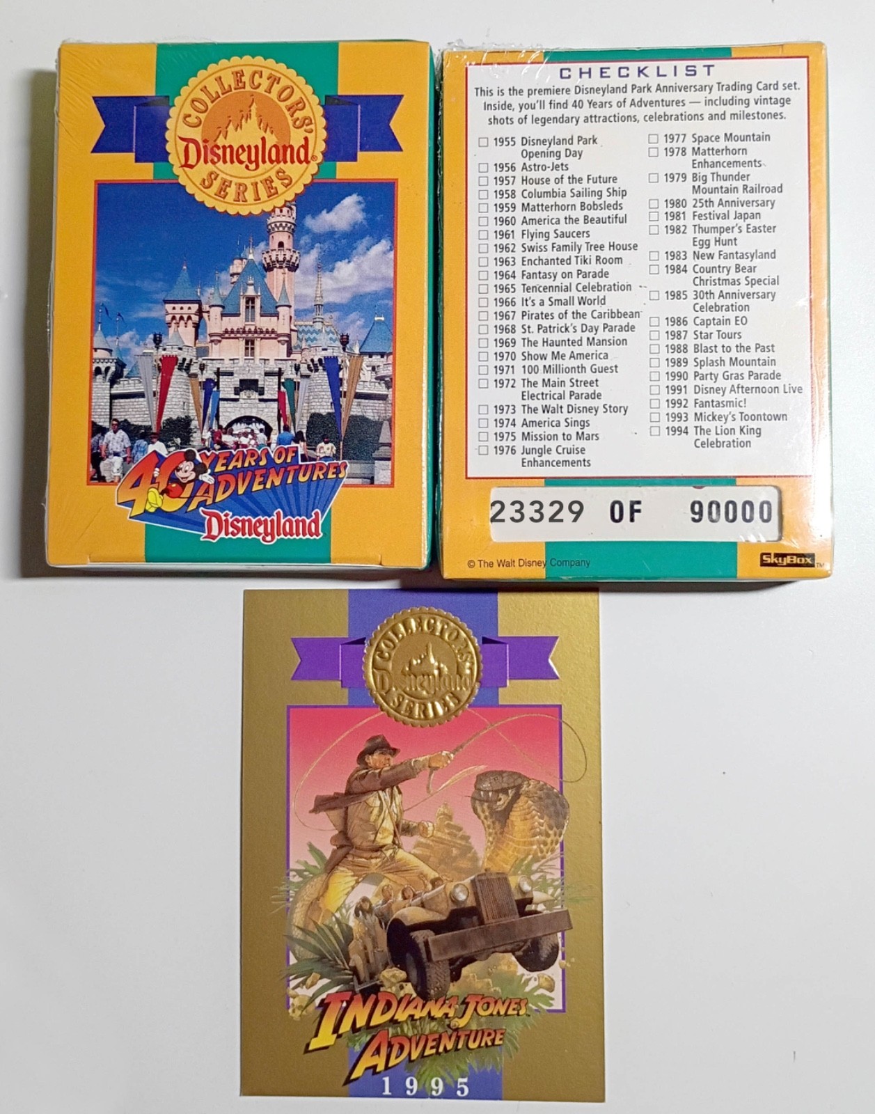 Disneyland 40th Anniversary Collectors Cards Series Trading - New & Sealed Disneyland 40th Anniversary Collectors Cards Series Trading - New & Sealed
