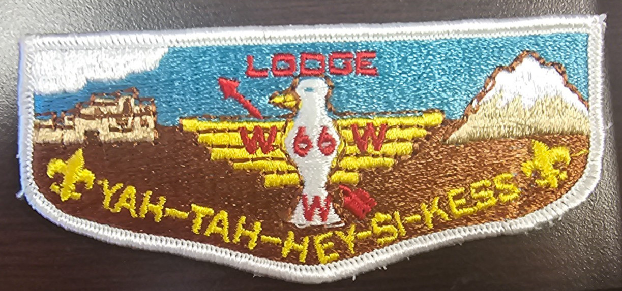 OA Yah Tah Hey Si Kess Lodge 66 - s6 Vigil flap - PB OA Yah Tah Hey Si Kess Lodge 66 - s6 Vigil flap - PB