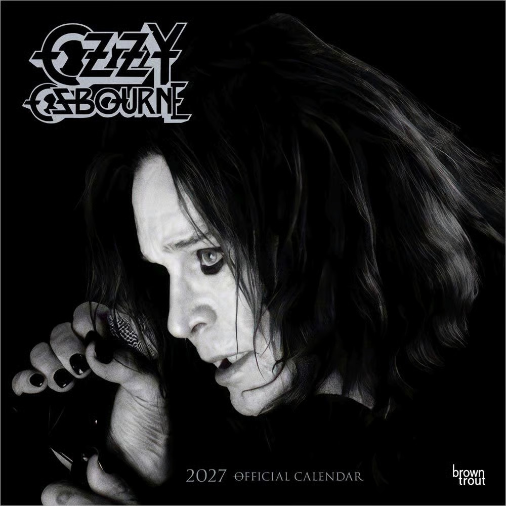 BrownTrout, Ozzy Osbourne 2027 Wall Calendar BrownTrout, Ozzy Osbourne 2027 Wall Calendar