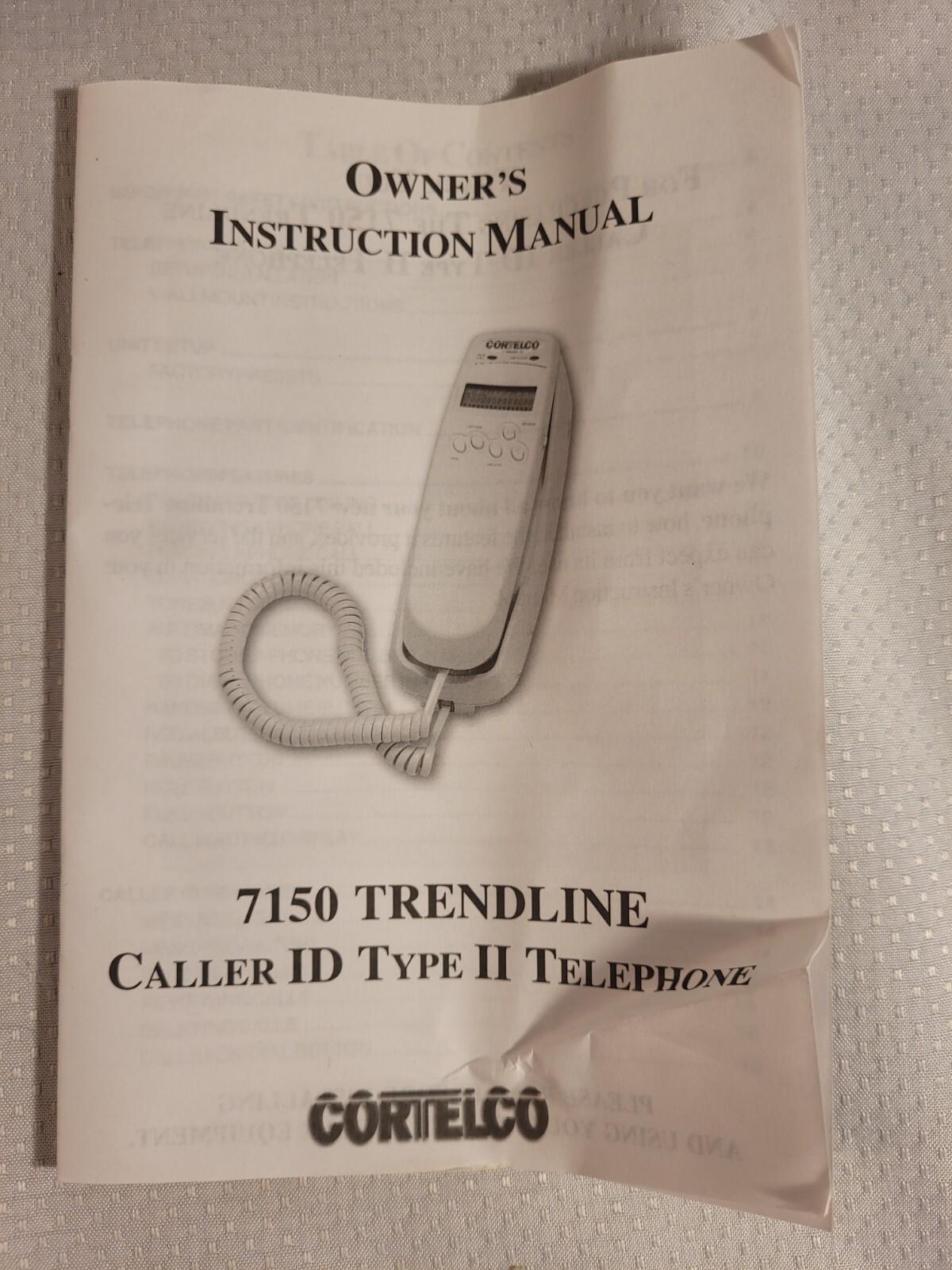 Cortelco Vtg Wall Phone Push Button W/ User Manual NEW IN BOX Frost Cortelco Vtg Wall Phone Push Button W/ User Manual NEW IN BOX Frost