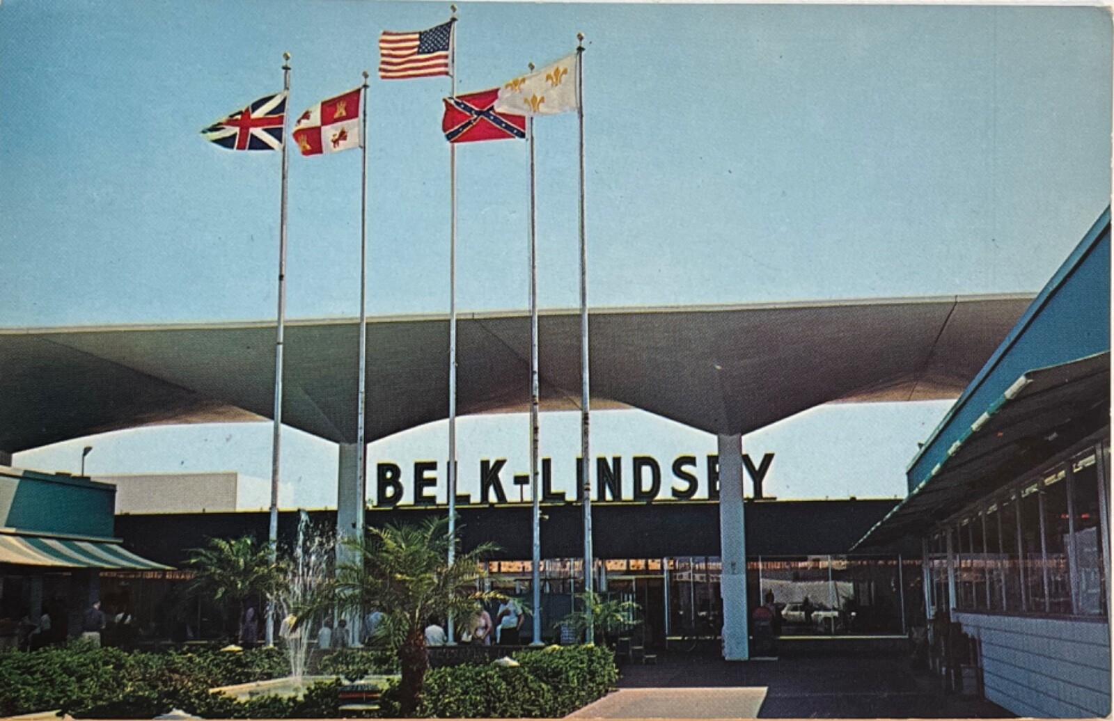 Bradenton Florida Cortez Plaza Shopping Mall Postcard c1960 Bradenton Florida Cortez Plaza Shopping Mall Postcard c1960