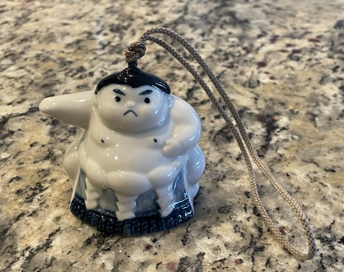 Japanese Sumo Wrestler Bell Vintage, Very Hard To Find Bell Japanese Sumo Wrestler Bell Vintage, Very Hard To Find Bell