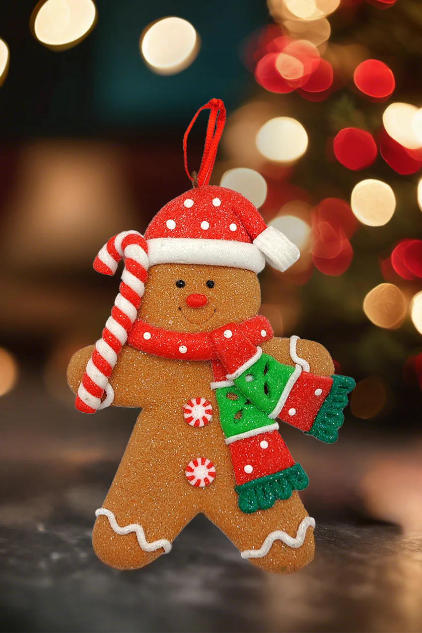 Christmas Ornament - Gingerbread Man. Wizardi Festive Decoration F07-N2-5-AEE... Christmas Ornament - Gingerbread Man. Wizardi Festive Decoration F07-N2-5-AEE...