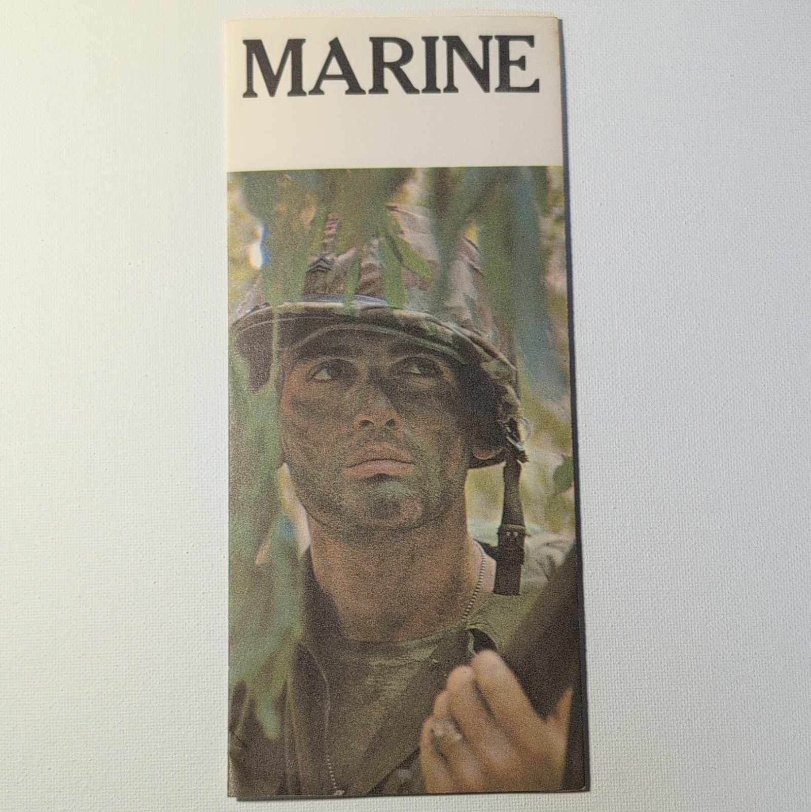 Vintage 1971 MARINE Recruitment Recruiting Fold Out Brochure US Marines