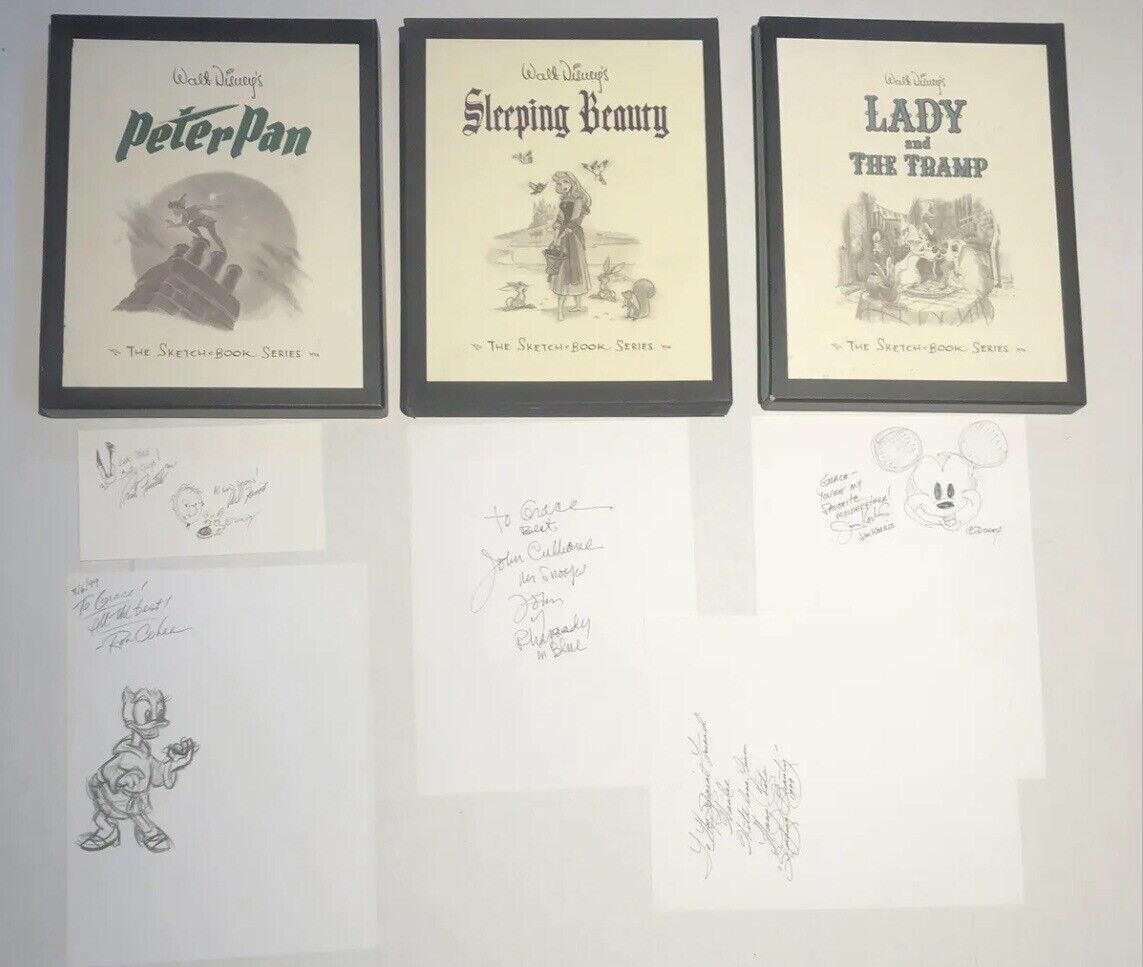 Walt Disney\'s Peter Pan The Sketch Book Series - Several Disney Artist SIGNED