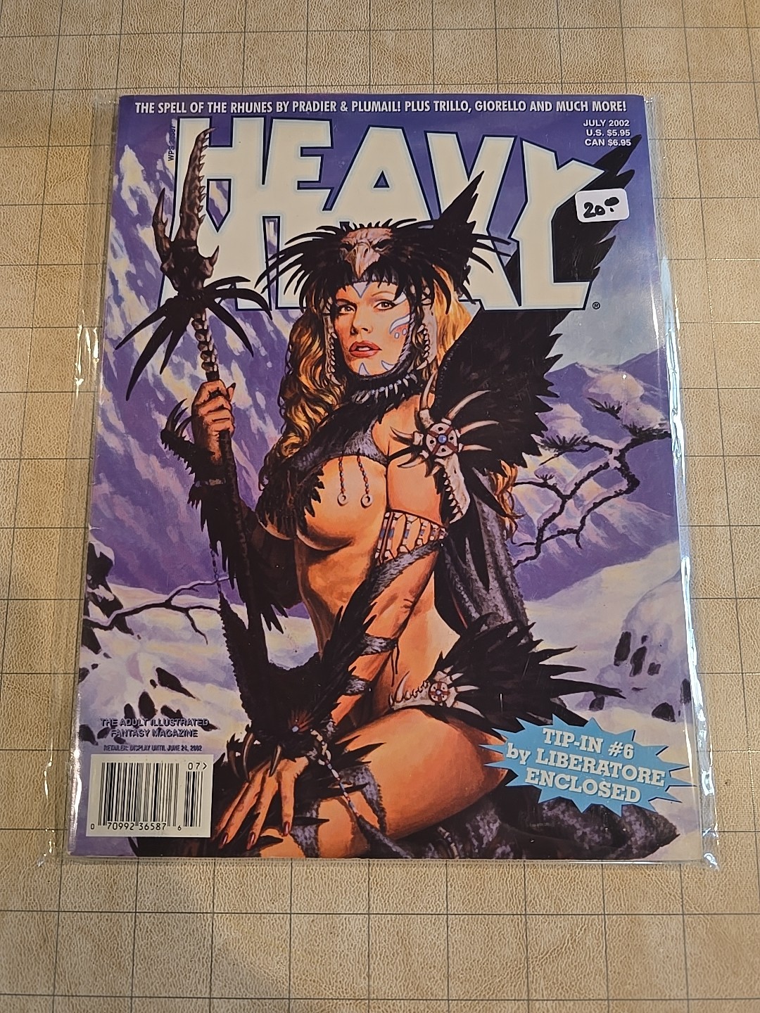 đ„Vintage HEAVY METAL 2002 July Fantasy Magazine đ„Vintage HEAVY METAL 2002 July Fantasy Magazine