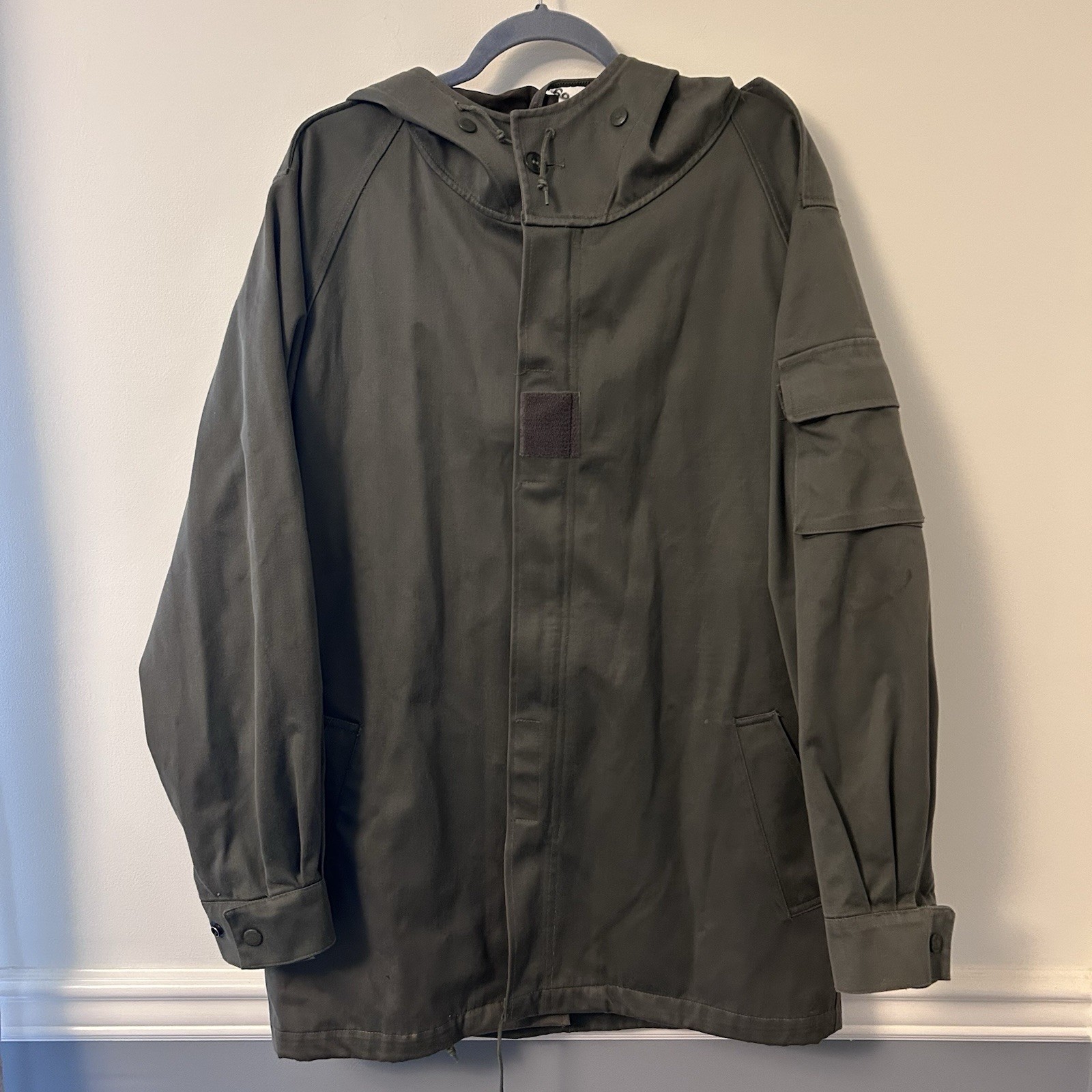 French Army Olive Green Army Rain Jacket Men’s M* Military Jacket Coat French Army Olive Green Army Rain Jacket Men’s M* Military Jacket Coat