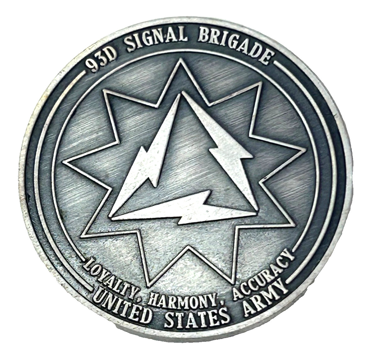 US Army 93rd Signal Brigade Commanding Officers Challenge Coin