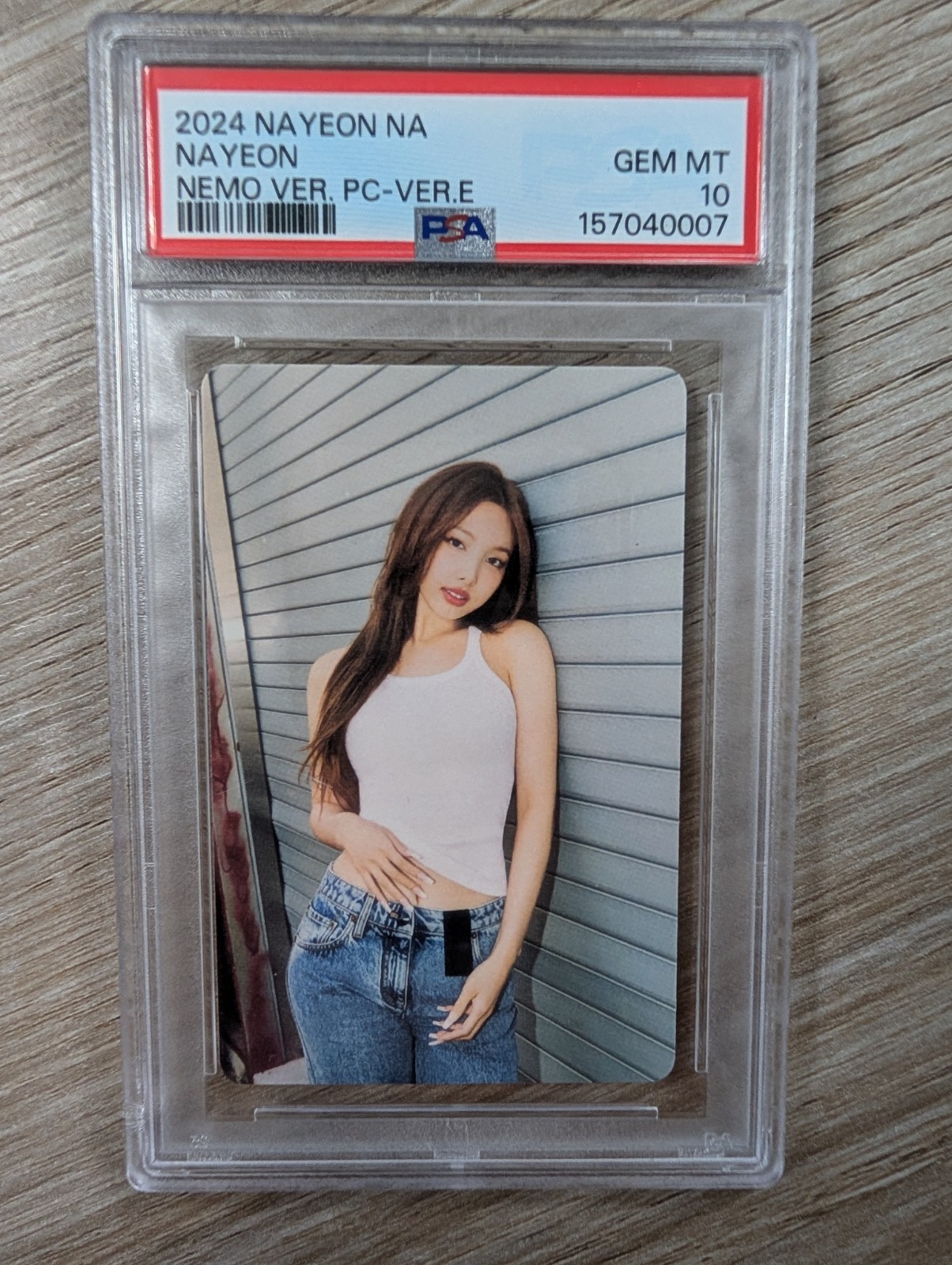 2024 Nayeon Nemo Version E Photocard PSA 10 Slab