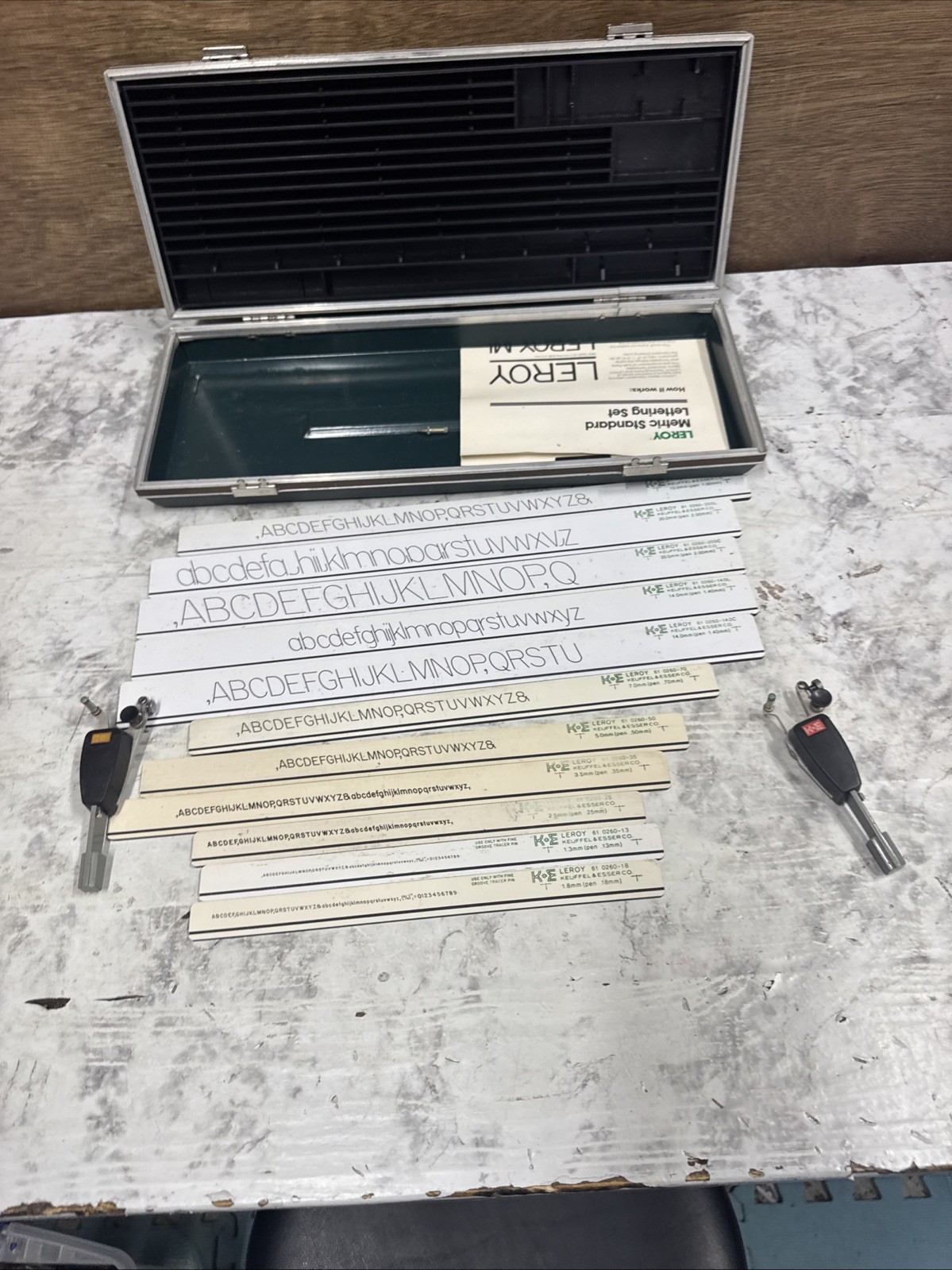 Keuffel & Esser Leroy Lettering guides Keuffel & Esser Leroy Lettering guides