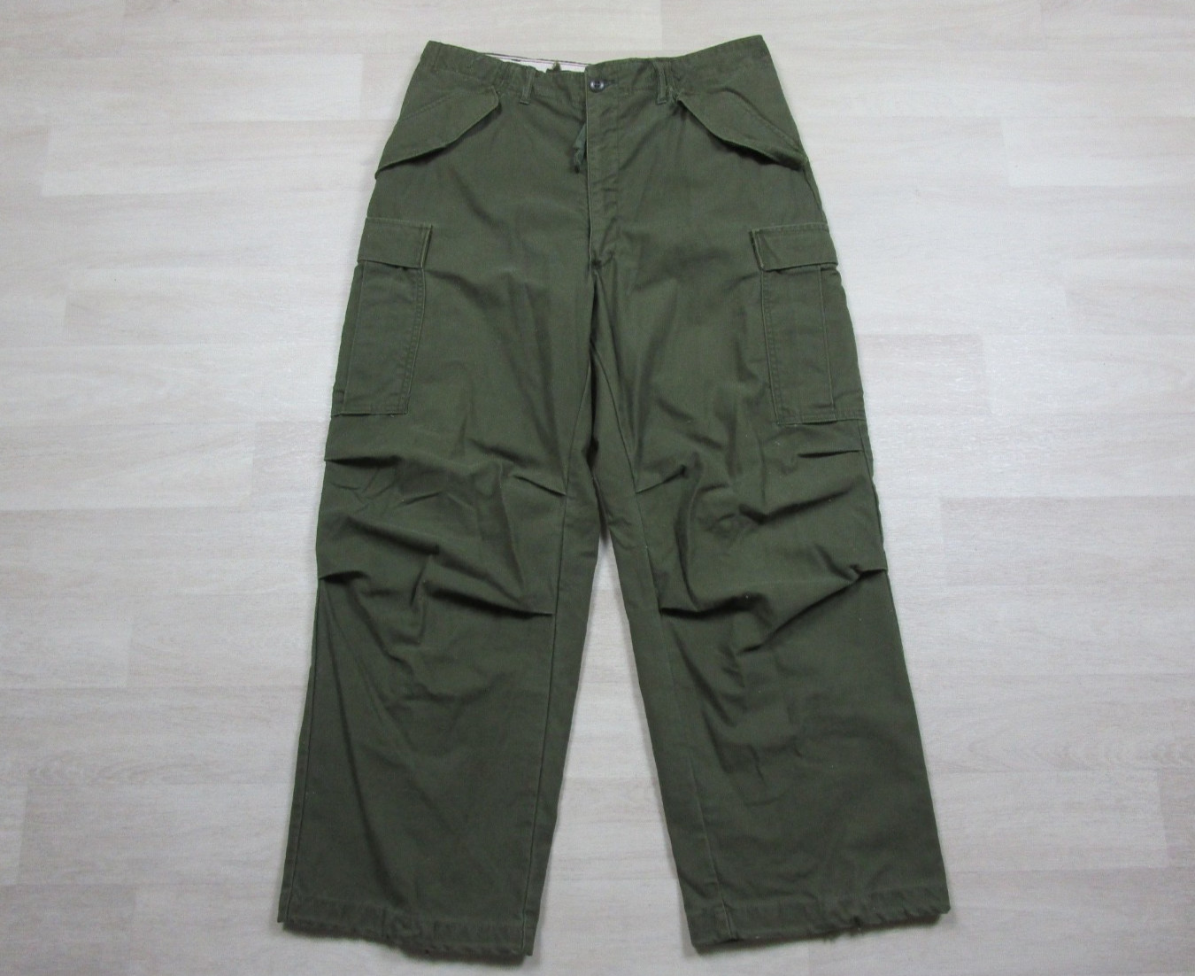 Vintage 70s US Army M-65 Field Cargo Pants (34x29) OG-107 Cold Weather Vietnam Vintage 70s US Army M-65 Field Cargo Pants (34x29) OG-107 Cold Weather Vietnam