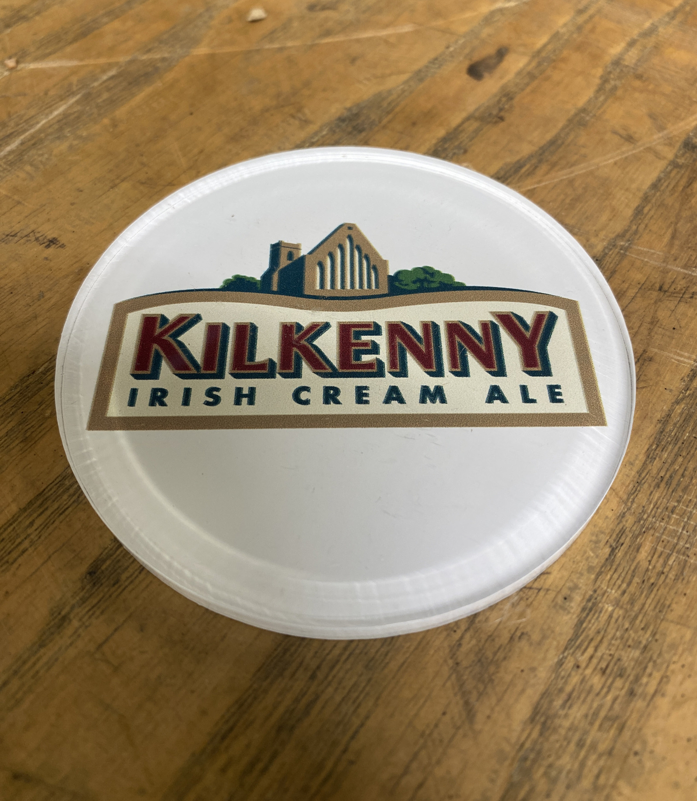 Kilkenny Irish Cream Ale Medallion Badge 3" Beer Tap Faucet Tower SB1045-C5 Kilkenny Irish Cream Ale Medallion Badge 3" Beer Tap Faucet Tower SB1045-C5
