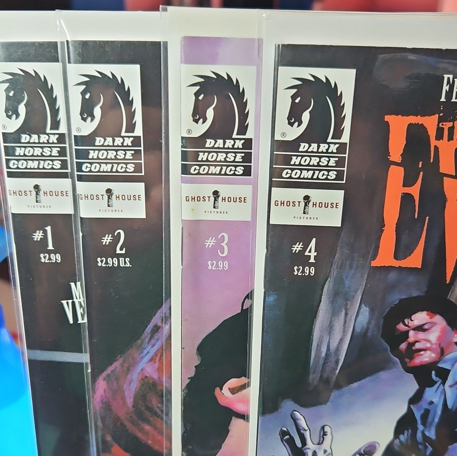 Dark Horse The Evil Dead #1-4 Lot Mark Verheiden/John Bolton English Color