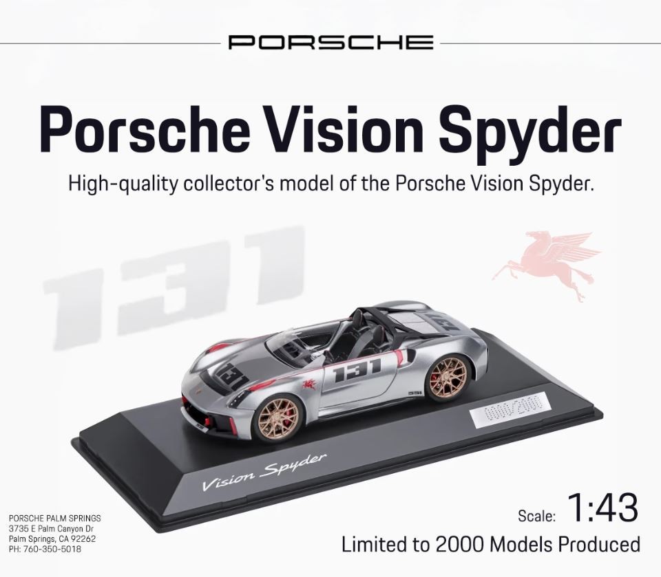 Spark 1/43 Porsche Vision Spyder 2020 Limited Edition 2000 Units New Model Spark 1/43 Porsche Vision Spyder 2020 Limited Edition 2000 Units New Model