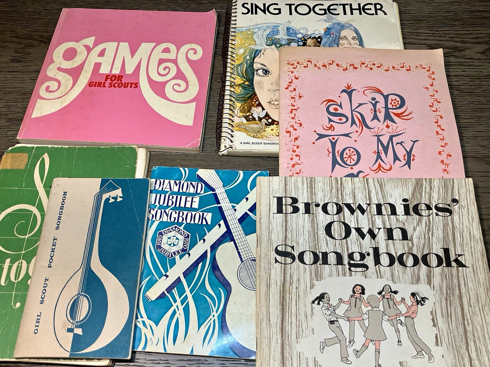 Vintage Girl Scout Songbook Lot 1940s - 1970s Ephemera Diamond Jubilee Sing Game Vintage Girl Scout Songbook Lot 1940s - 1970s Ephemera Diamond Jubilee Sing Game