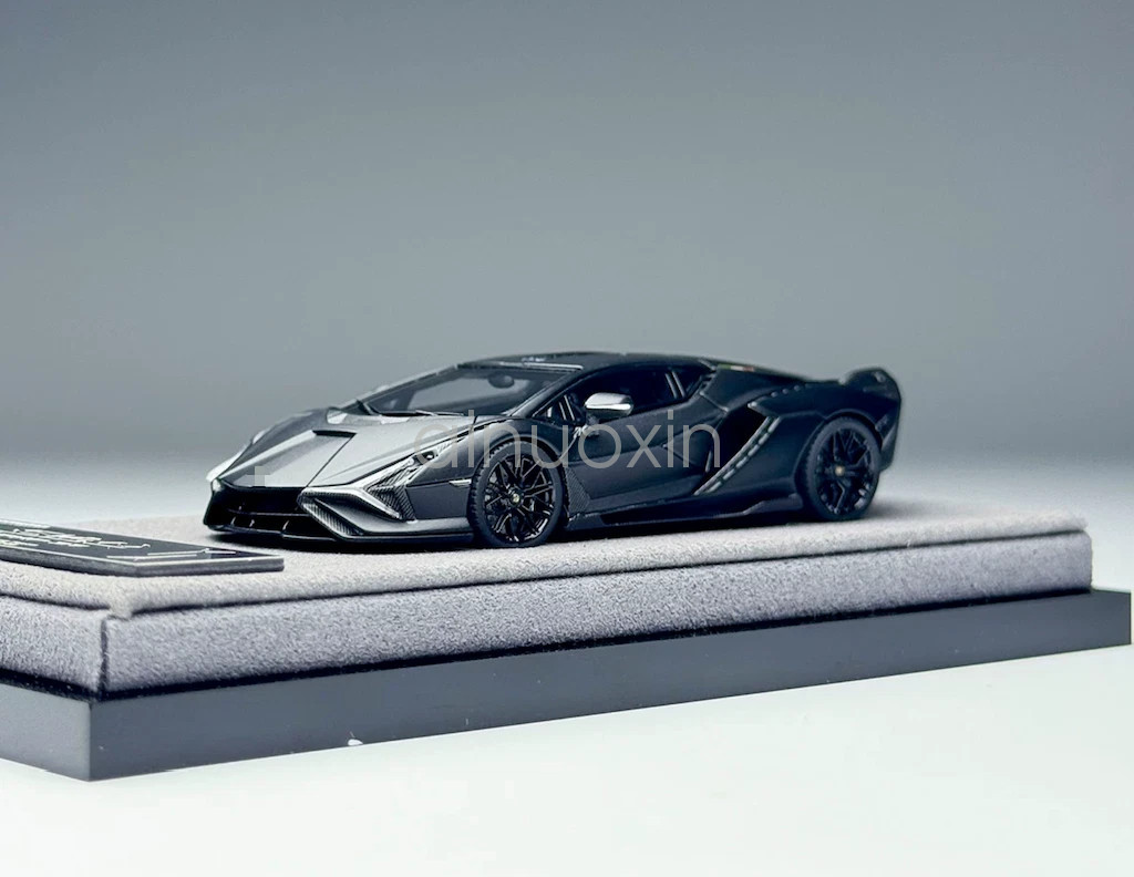 Deepmaker 1:64 Matte Black Sian FKP 37 Sports Model Diecast Resin Car Deepmaker 1:64 Matte Black Sian FKP 37 Sports Model Diecast Resin Car