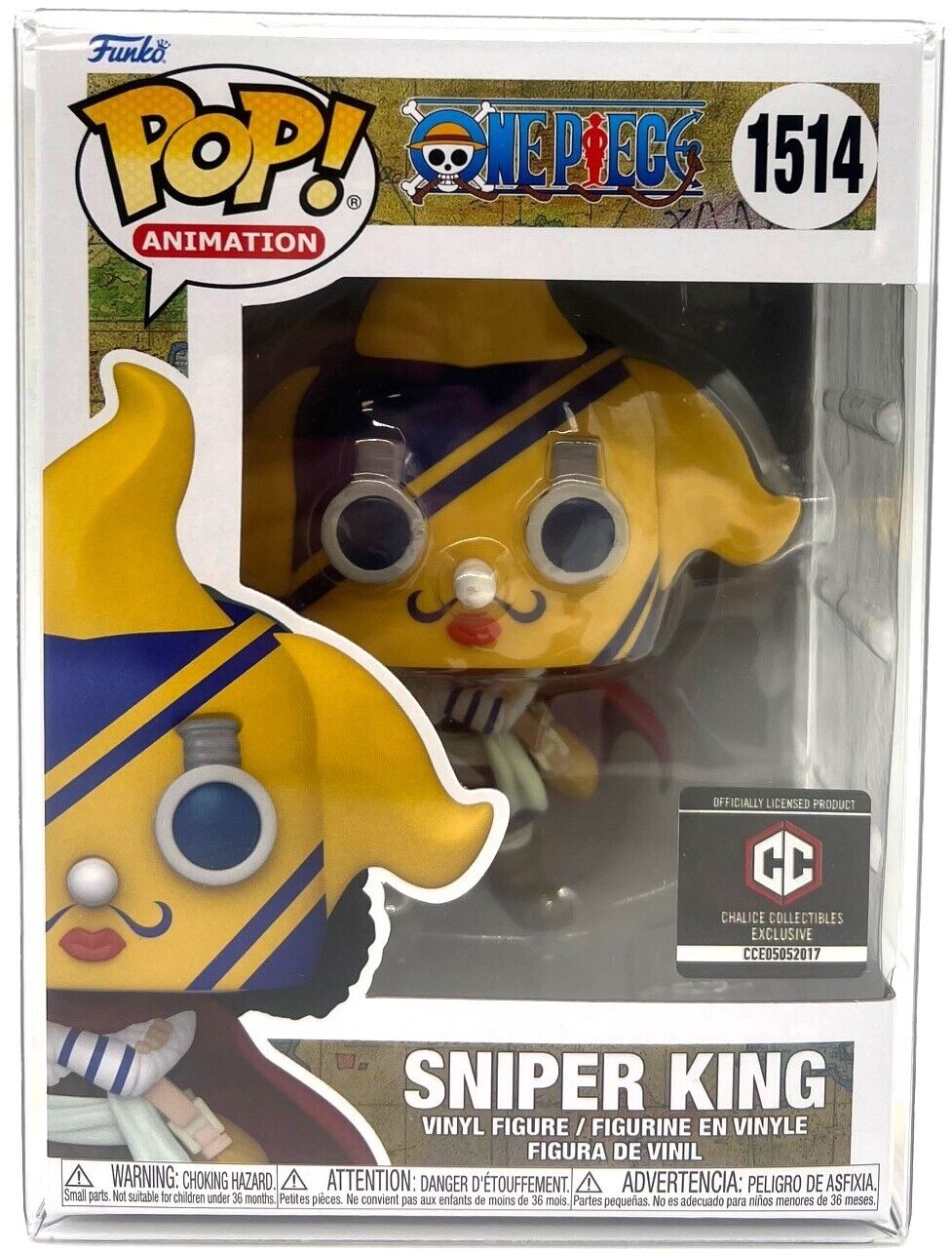 Funko Pop One Piece Sniper King #1514 Chalice Exclusive CCI with Protector