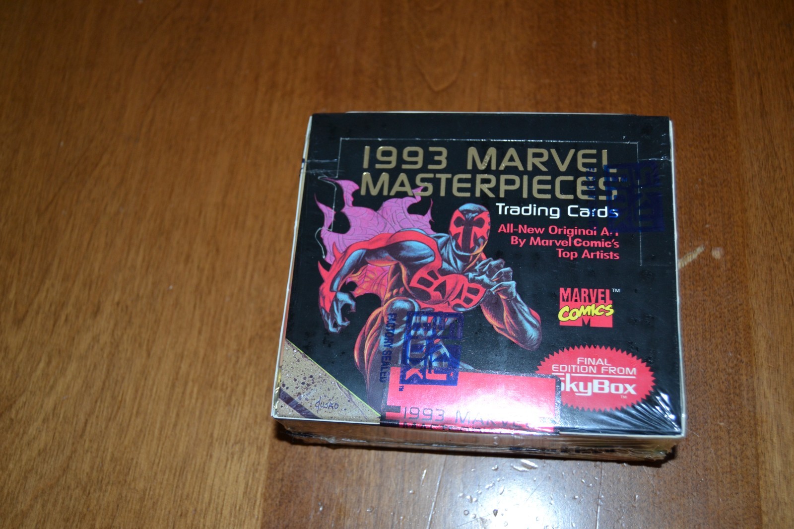 1 Factory Sealed Box 1993 SkyBox Marvel Masterpieces Trading Cards 1 Factory Sealed Box 1993 SkyBox Marvel Masterpieces Trading Cards