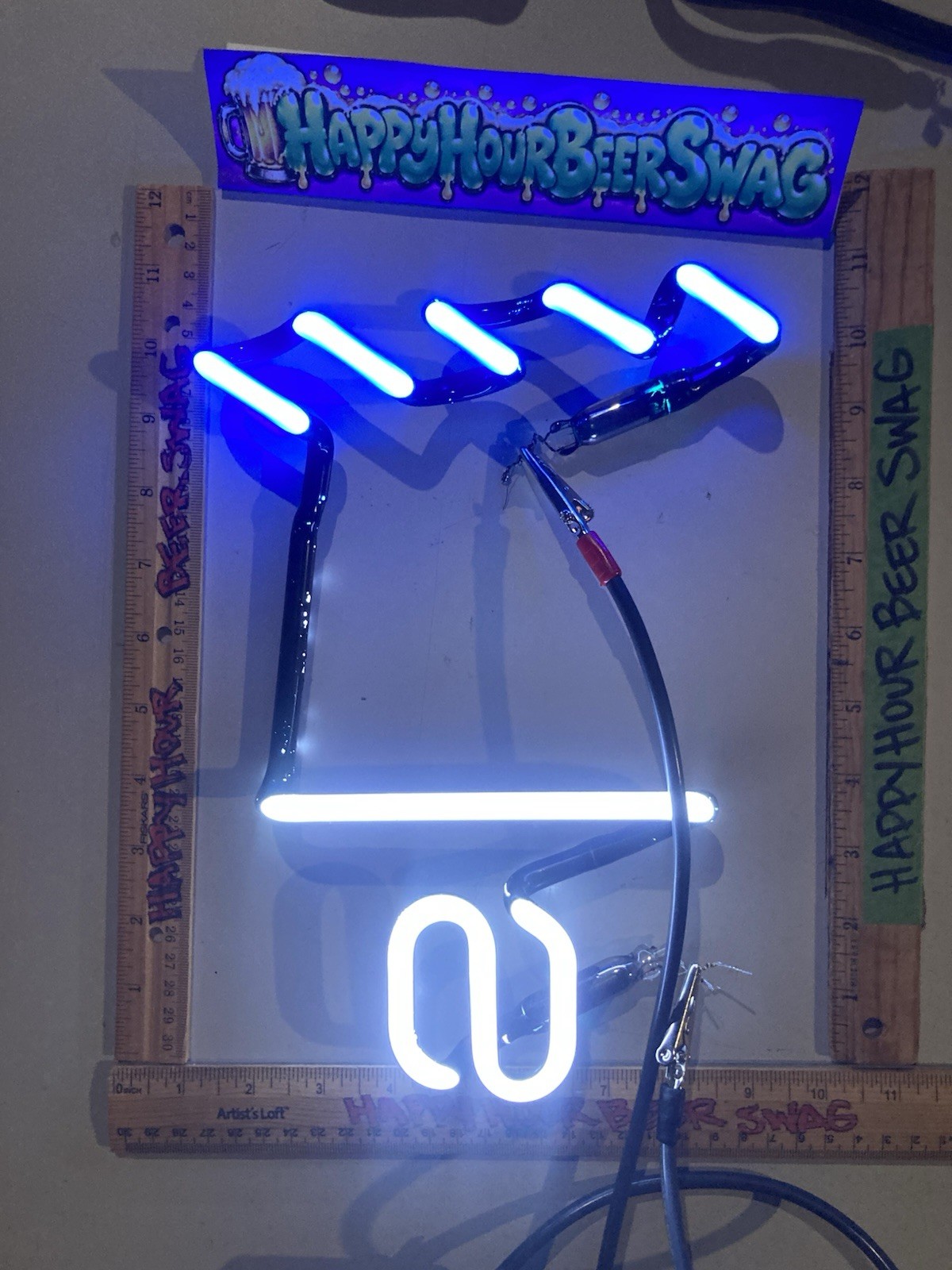 🎉 Bud Light NFL Neon Sign Replacement Part ONLY Beer Bar Light HAPPY HOUR OEM 🎉 Bud Light NFL Neon Sign Replacement Part ONLY Beer Bar Light HAPPY HOUR OEM