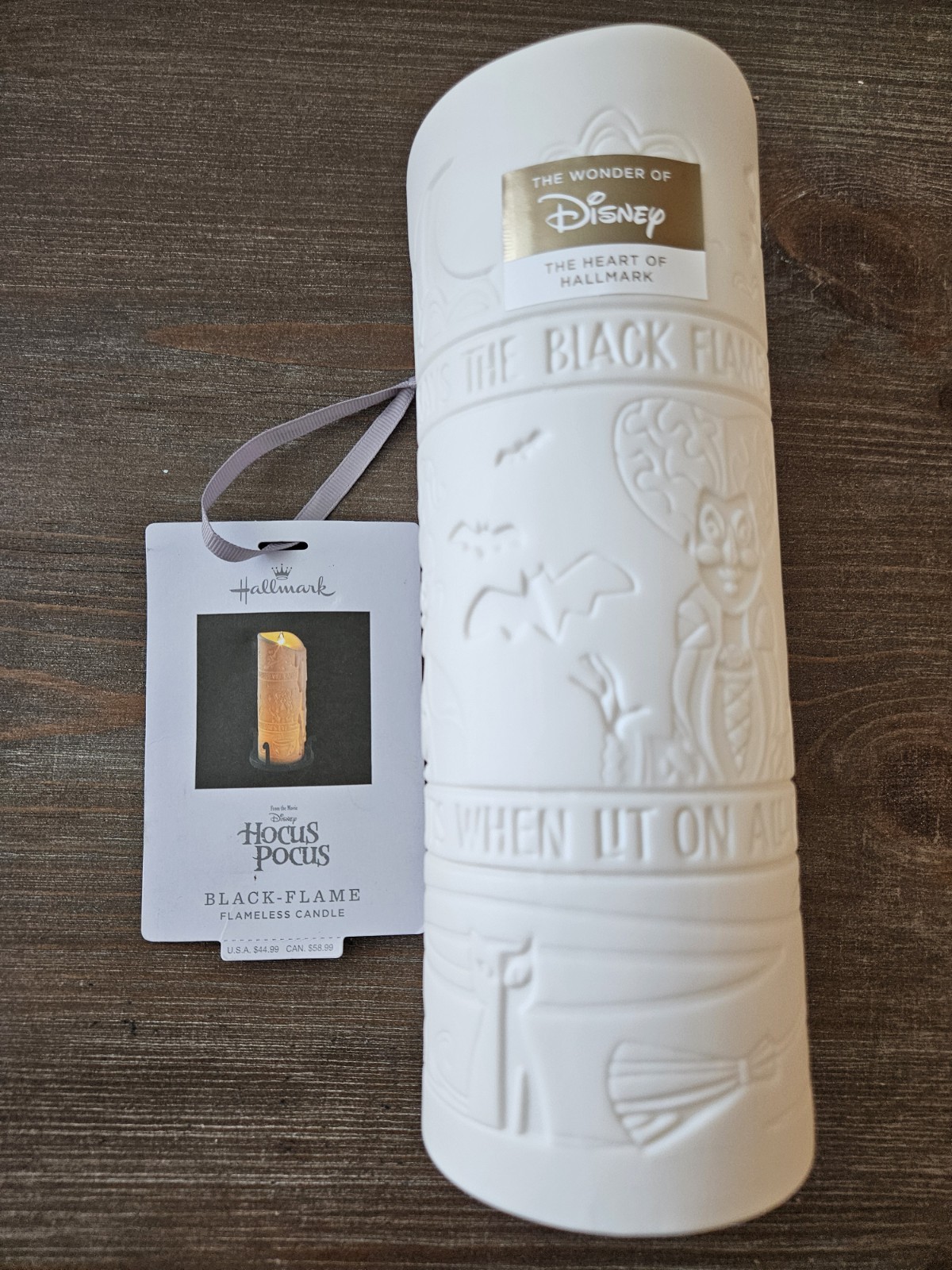 Hallmark Halloween Disney Hocus Pocus Black Flame Flameless Candle New No Base Hallmark Halloween Disney Hocus Pocus Black Flame Flameless Candle New No Base