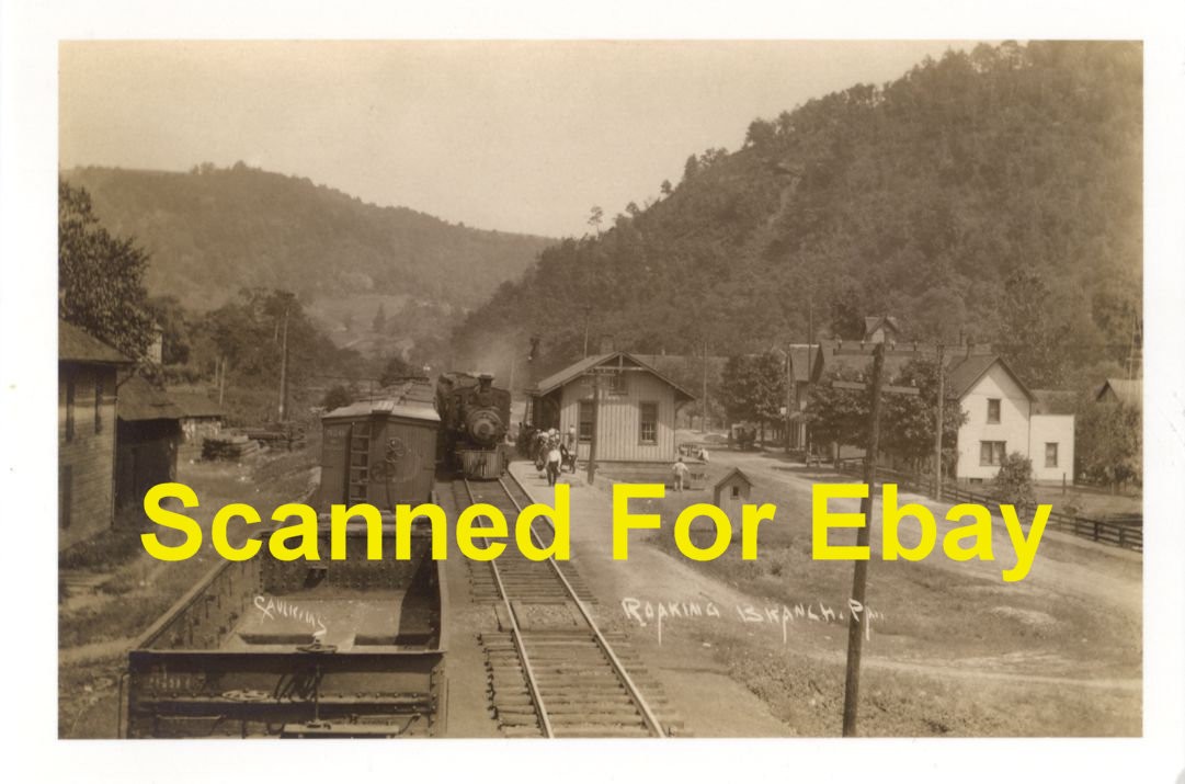 Roaring Branch PA Lycoming Co. PRR NCRR Depot Photo Print Pennsylvania Roaring Branch PA Lycoming Co. PRR NCRR Depot Photo Print Pennsylvania