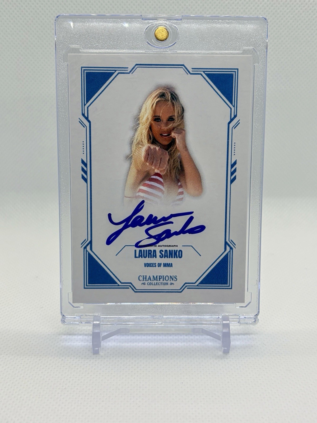 Champions Collection Voices of MMA Laura Sanko Autograph Card