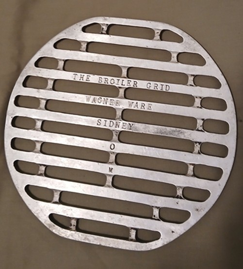 Super Rare: Wagner Ware: The Broiler Grid, Sidney O M, Trivet, Cast Aluminum Super Rare: Wagner Ware: The Broiler Grid, Sidney O M, Trivet, Cast Aluminum