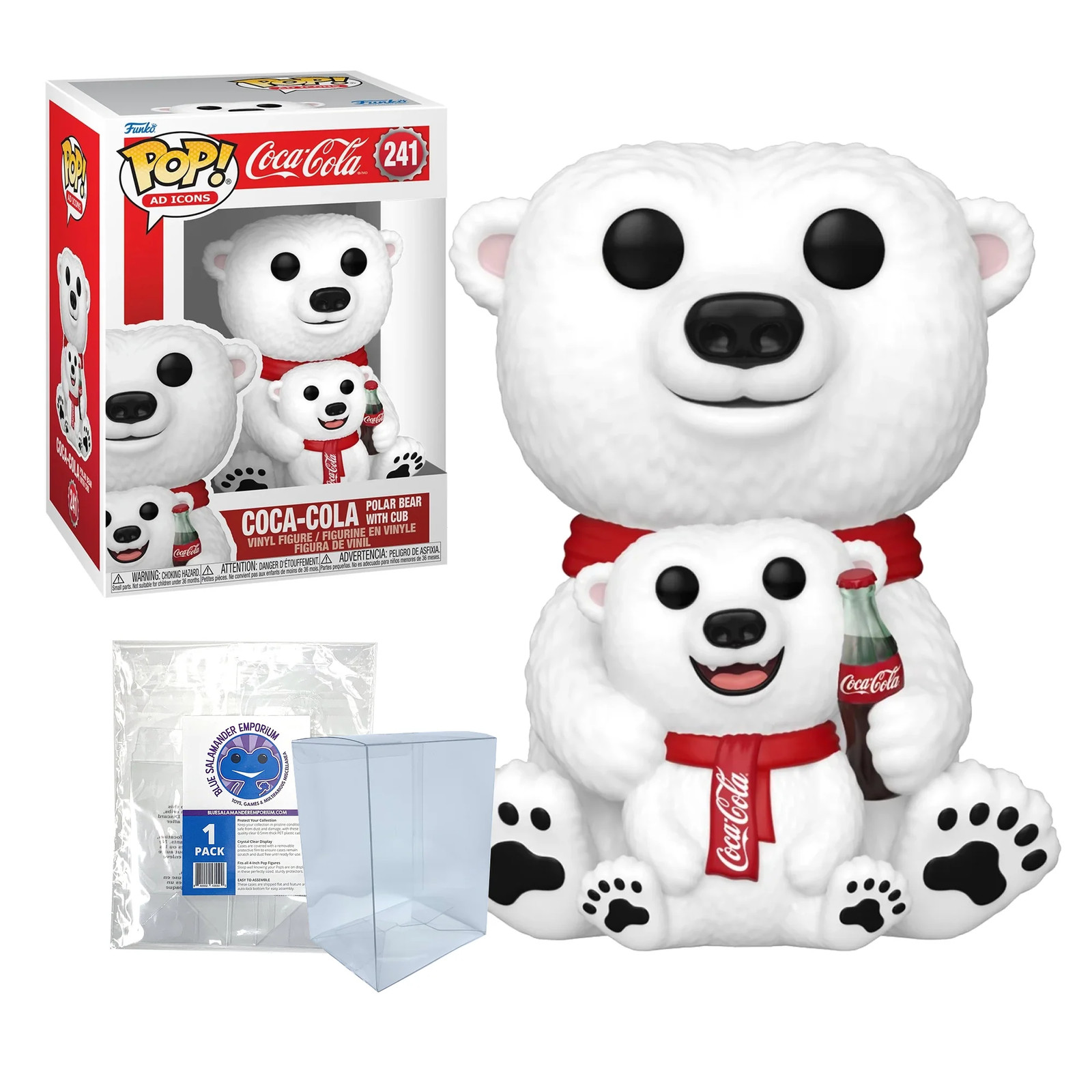Coca-Cola Polar Bear with Cub Funko Pop #241 with Protective Case – Ad Icons Coca-Cola Polar Bear with Cub Funko Pop #241 with Protective Case – Ad Icons