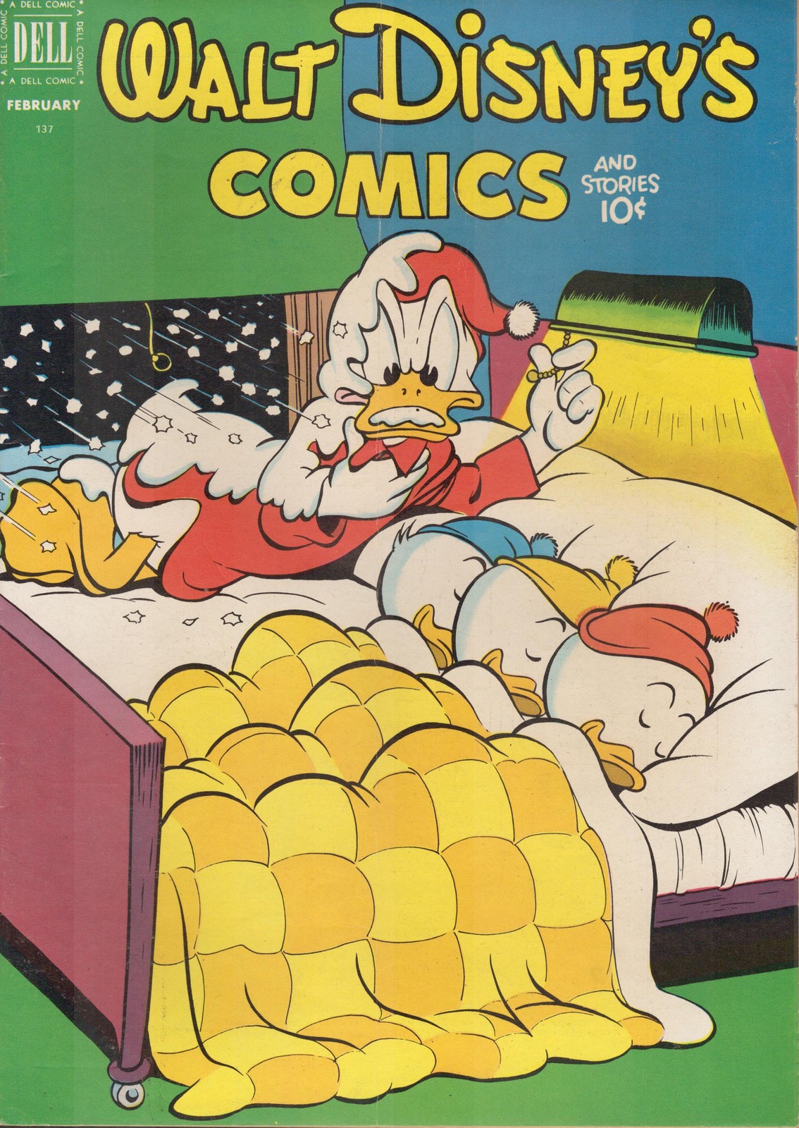 53018: DELL COMICS WALT DISNEY’S COMICS AND STORIES #137 Fine Plus Grade