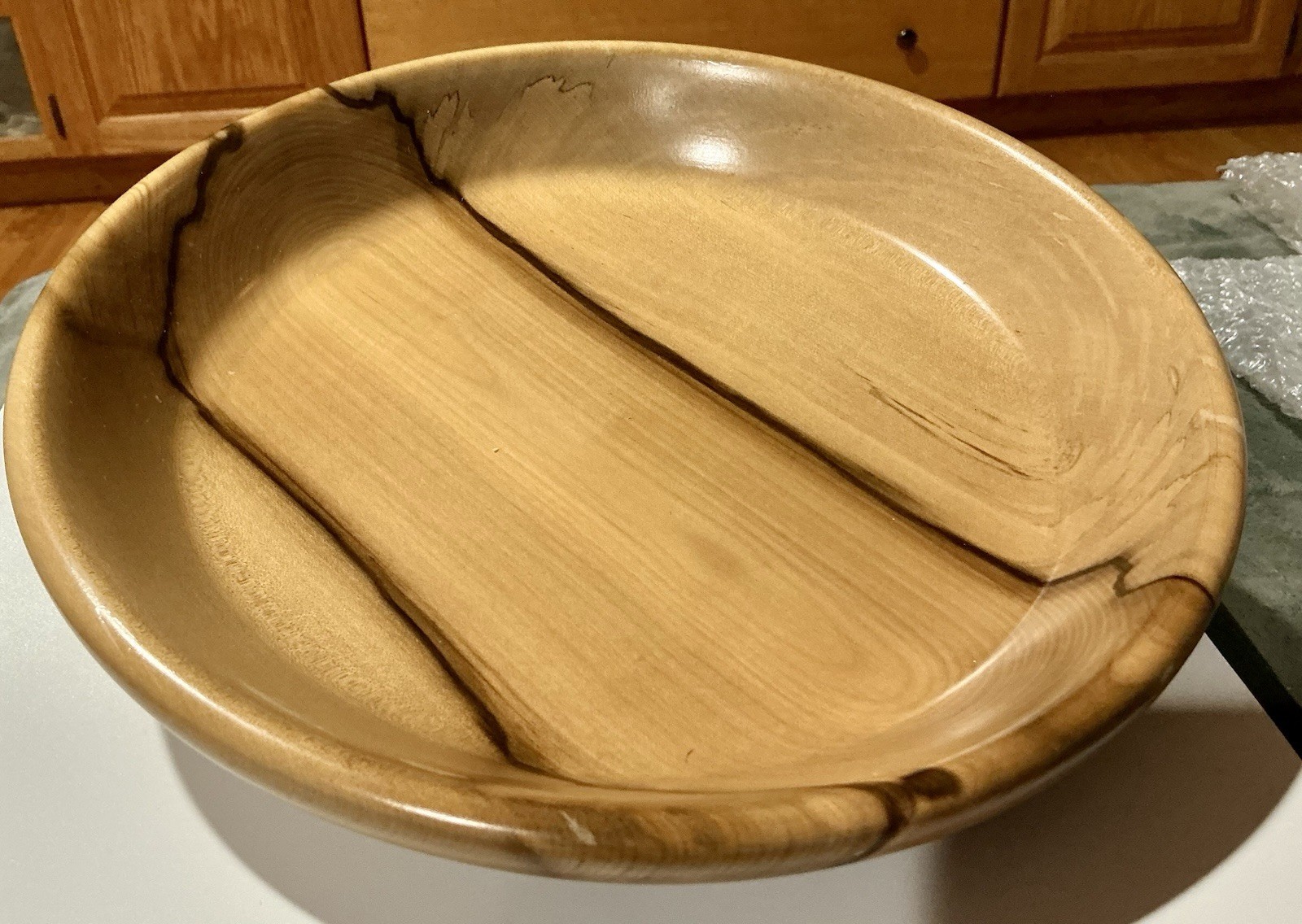 Tasmanian Sassafras Wood Bowl (Signed)Hand Turned Handcrafted St Helens Tasmania