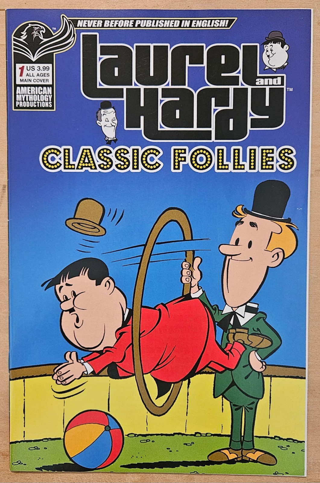 Laurel and Hardy: Classic Follies #1, American Mythology, 2019. NM. Laurel and Hardy: Classic Follies #1, American Mythology, 2019. NM.
