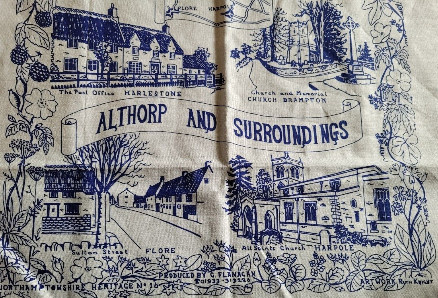 Tea Towel Althorp England Vintage Historical Houses Brington Northamptonshire Tea Towel Althorp England Vintage Historical Houses Brington Northamptonshire