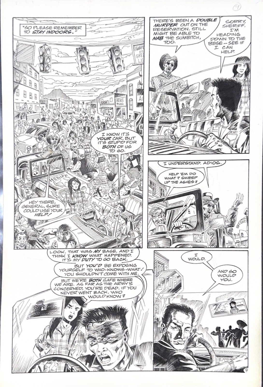 Original : Predator (DH) . Big Game #2P9  Artist : Evan Dorkin (P) Armando Gil