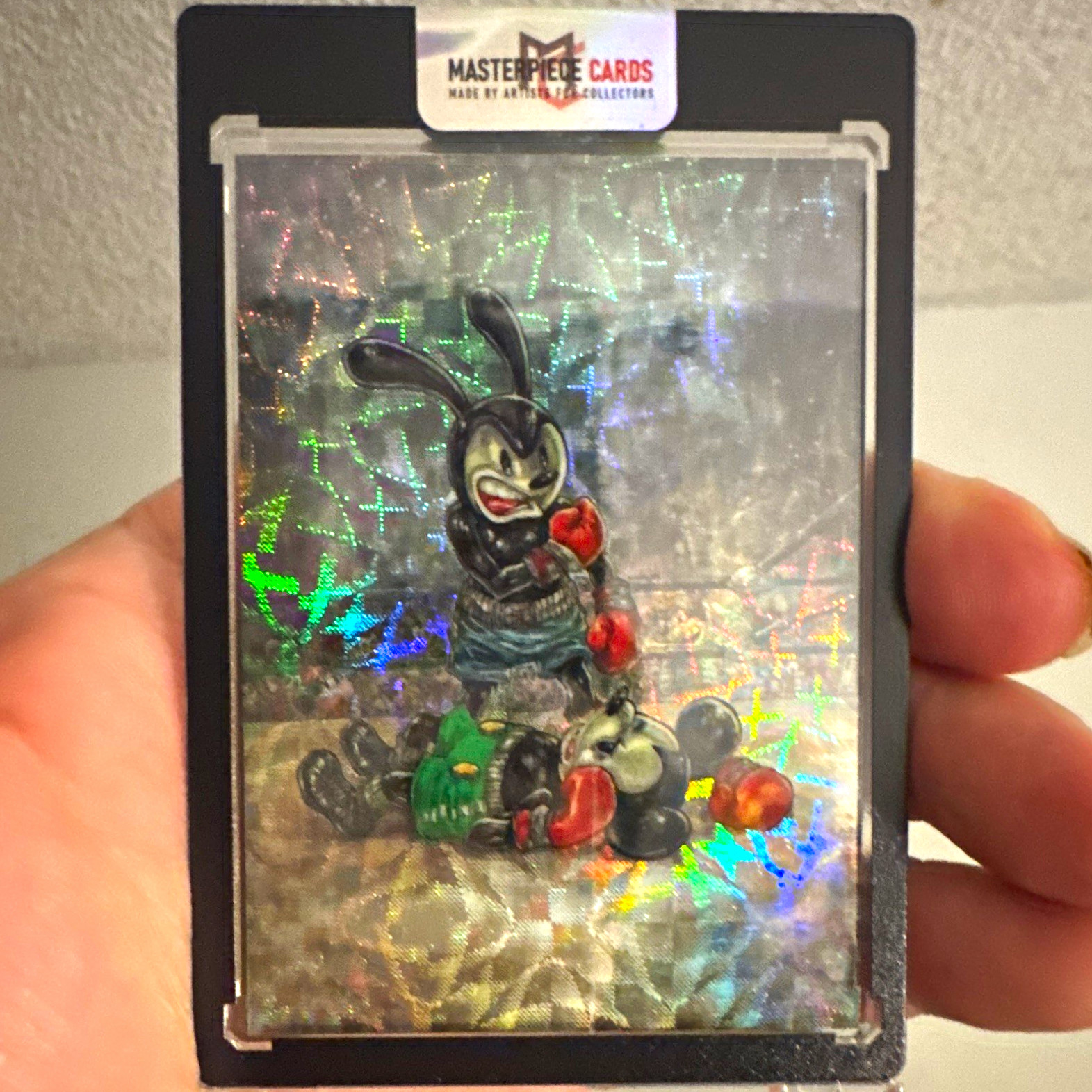 Masterpiece Cards 2023 Disney Oswald x Steamboat Willie Knockout 5/25 Auto Masterpiece Cards 2023 Disney Oswald x Steamboat Willie Knockout 5/25 Auto