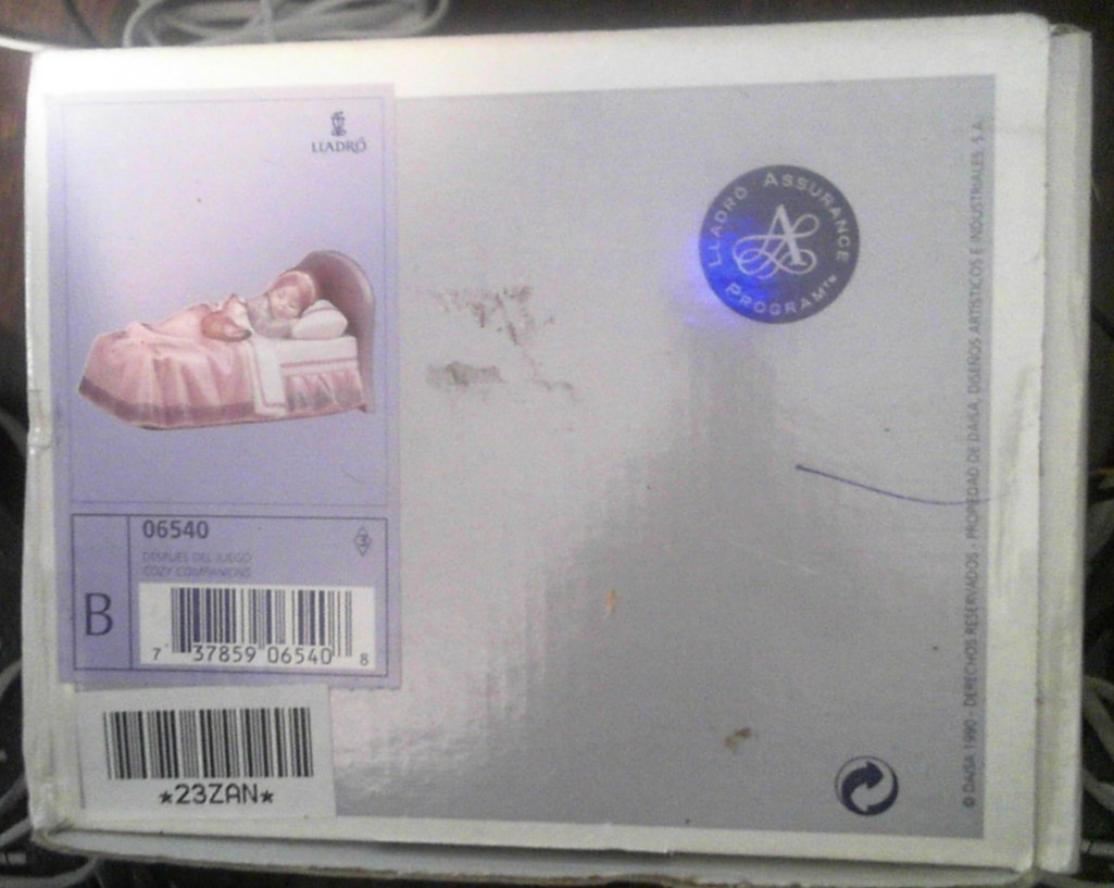 Vintage Lladro Figurine Cozy Companions 06540 In Box Vintage Lladro Figurine Cozy Companions 06540 In Box