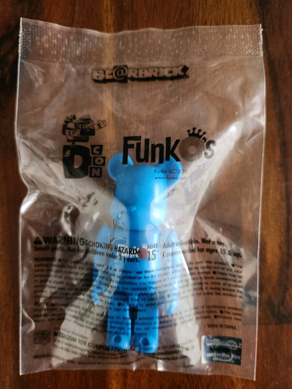 MEDICOM FUNKO BEARBRICK 20 YEARS OF FUN DCON EXCLUSIVE 100% 