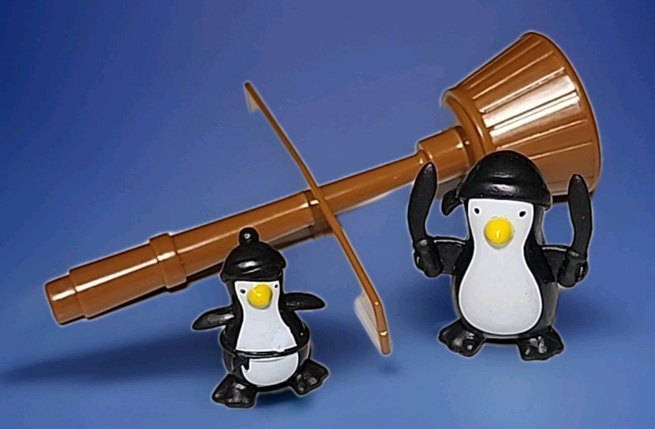 2012 Don't Rock the Boat Pirate Penguin Game Replacement Pieces Parts Short Mast