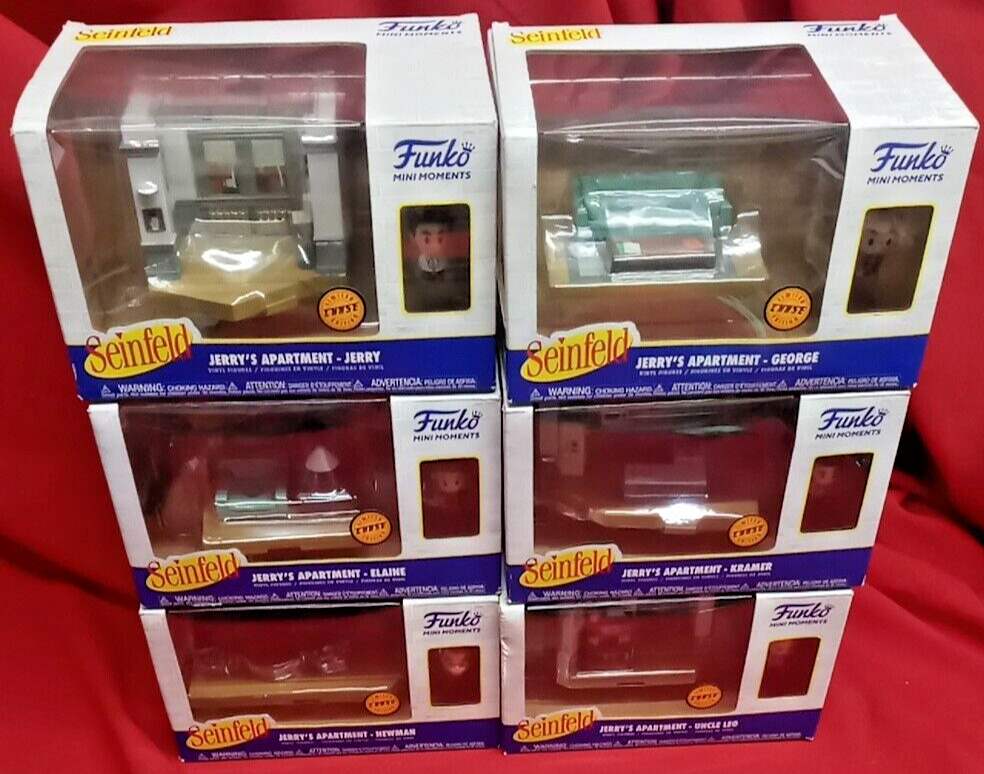Funko mini moments Seinfeld Jerry's apartment complete set CHASE Limited edition