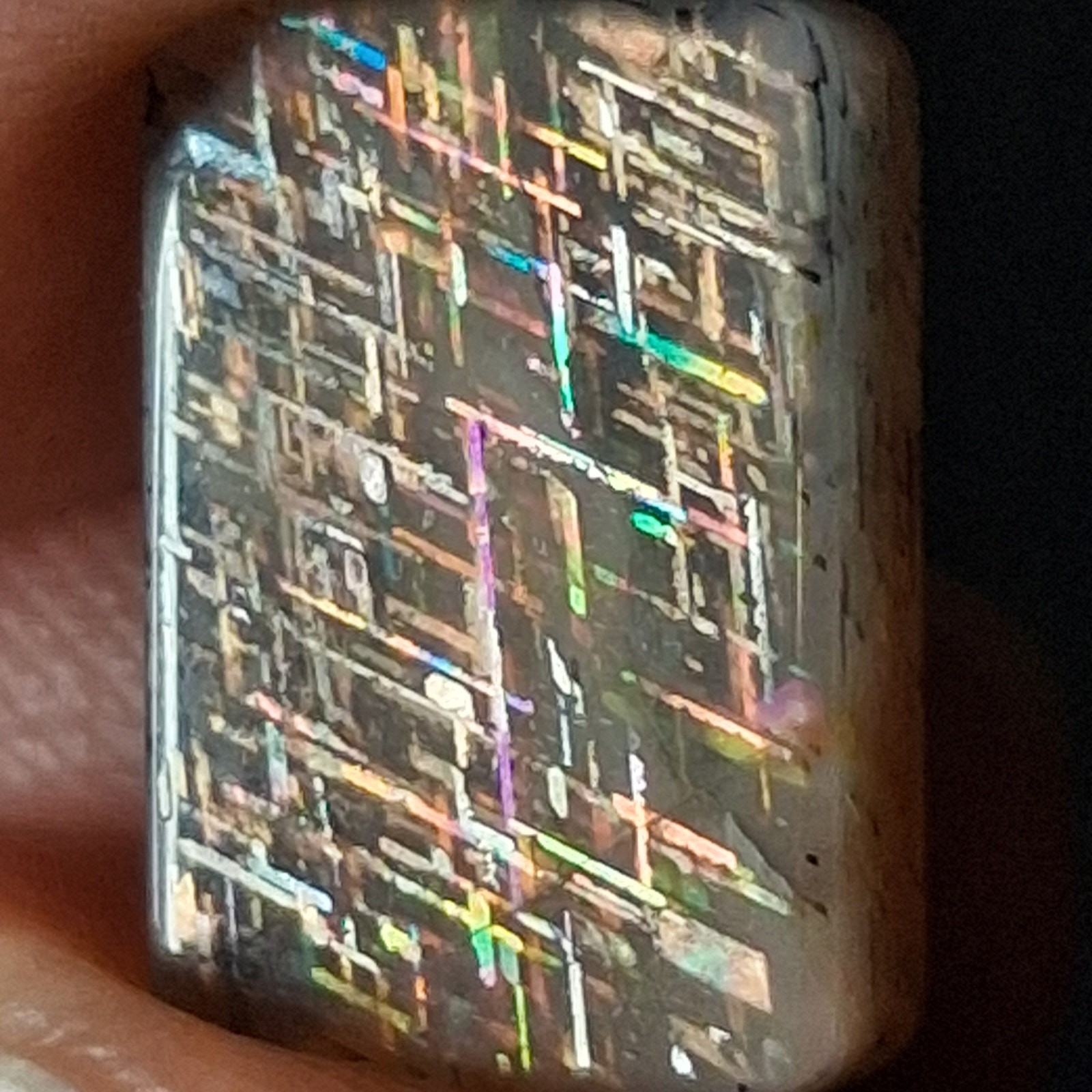 Rainbow Lattice Sunstone Hand-Cut Cabochon | Tanzania | RC029 Rainbow Lattice Sunstone Hand-Cut Cabochon | Tanzania | RC029