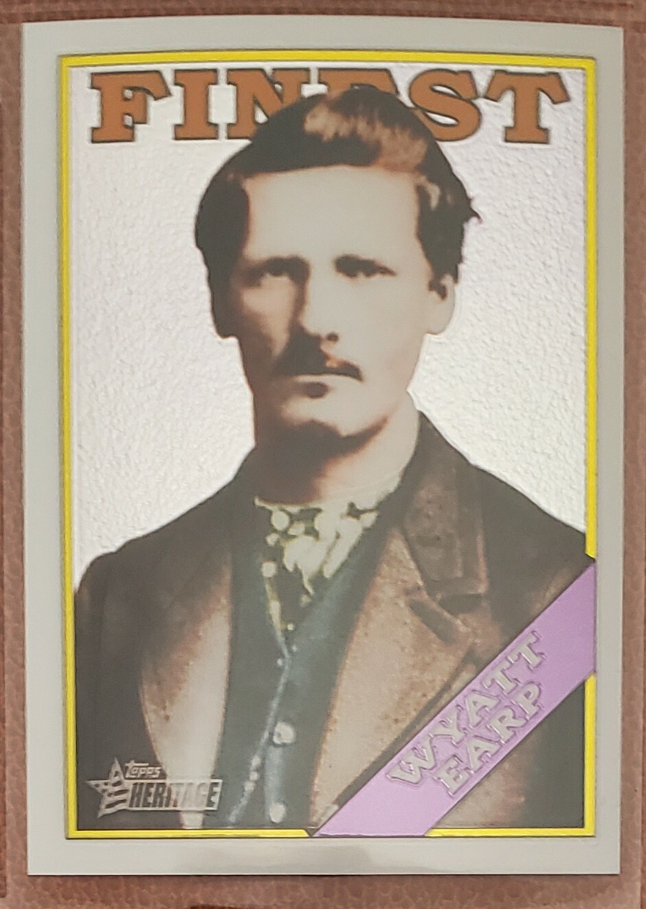 2009 Topps Finest AmericanHeritage Wyatt Earp Chrome 1628/1776 #C42 2009 Topps Finest AmericanHeritage Wyatt Earp Chrome 1628/1776 #C42