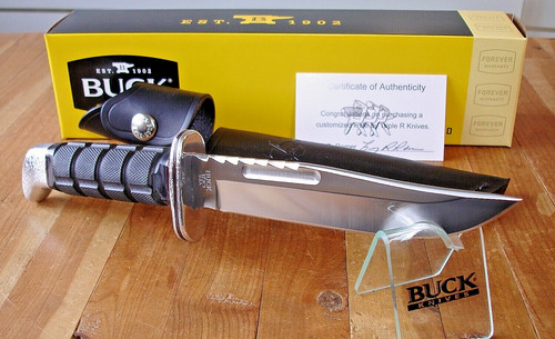 🔎LEROY REMER CUSTOM BUCK KNIFE 119 / 188 SPECIAL 420HC BLADE w/ LEATHER SHEATH 🔎LEROY REMER CUSTOM BUCK KNIFE 119 / 188 SPECIAL 420HC BLADE w/ LEATHER SHEATH