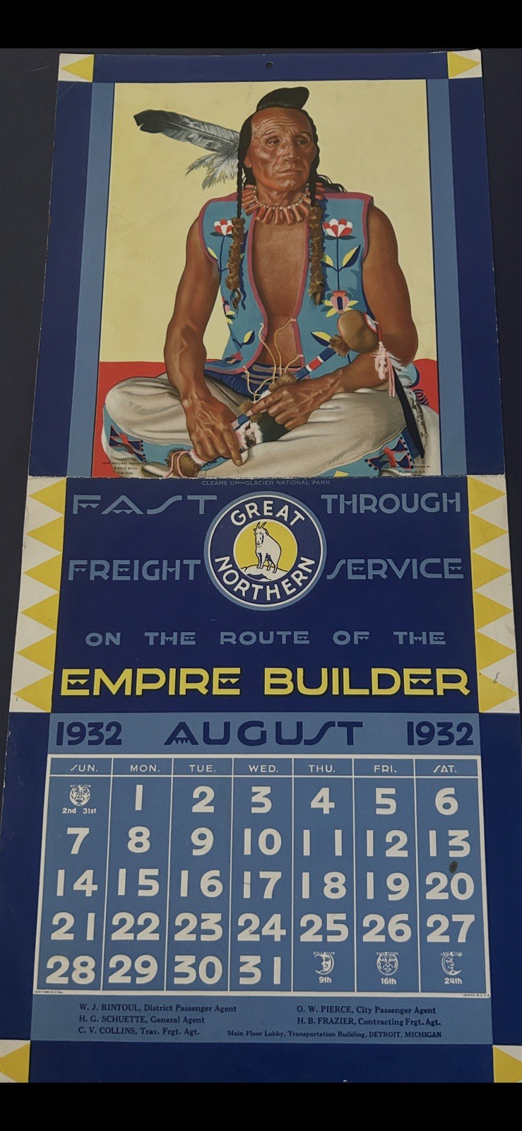 Great Northern RR Calendar Great Northern RR Calendar