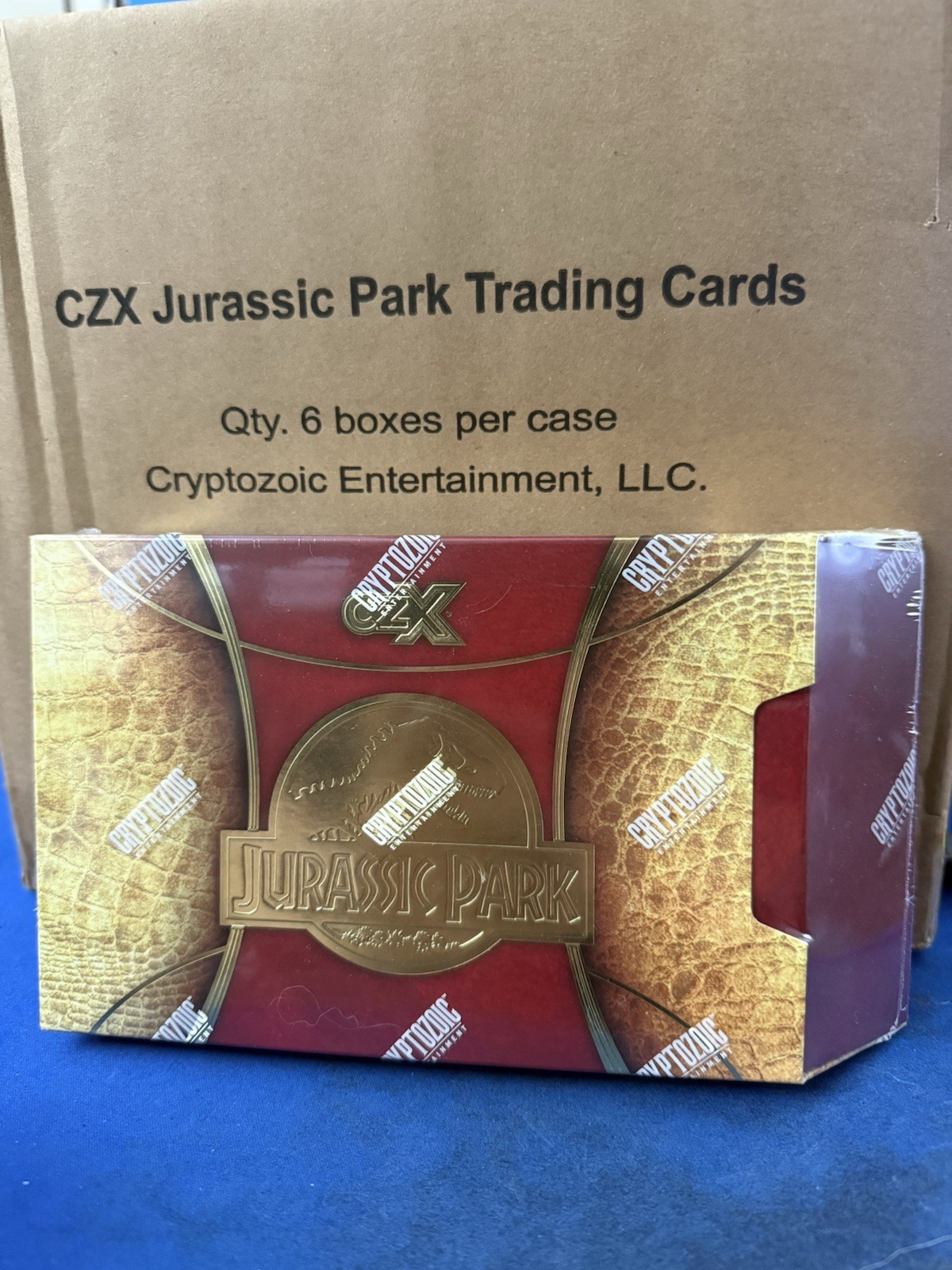 2026 CRYPTOZOIC CZX JURASSIC PARK HOBBY BOX FACTORY SEALED (FROM FRESH CASE)