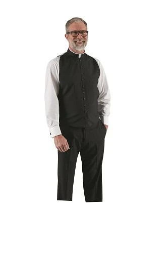 Roman Shirtfronts Vestfronts With Buttons (92) For Men - Black, Size 18-18.5 Roman Shirtfronts Vestfronts With Buttons (92) For Men - Black, Size 18-18.5