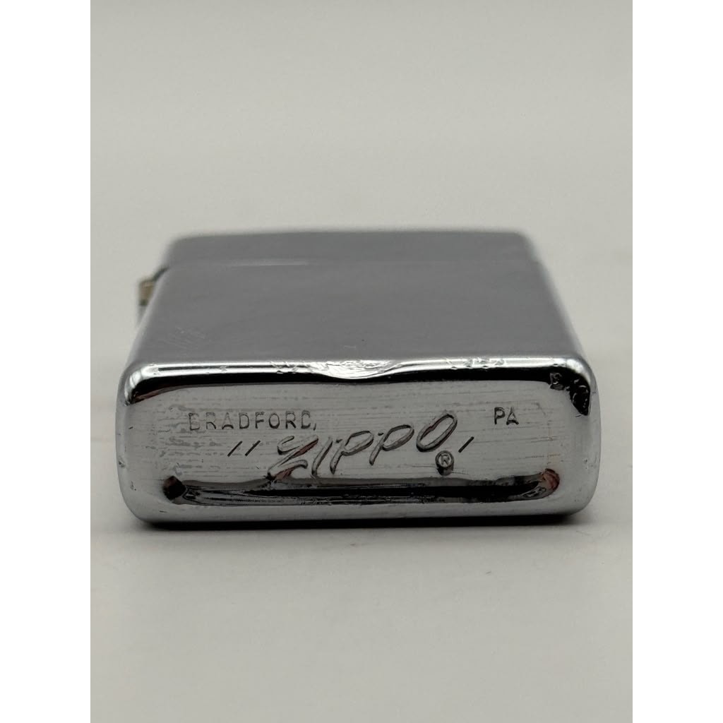 1979 Zippo Slim Vintage cursive Bradford, PA bottom stamp Windproof Lighter USA 1979 Zippo Slim Vintage cursive Bradford, PA bottom stamp Windproof Lighter USA