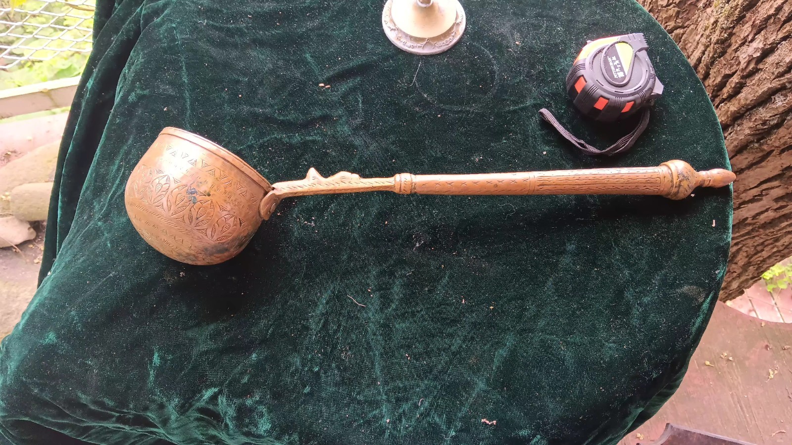 Huge Antique Copper Ladle Huge Antique Copper Ladle
