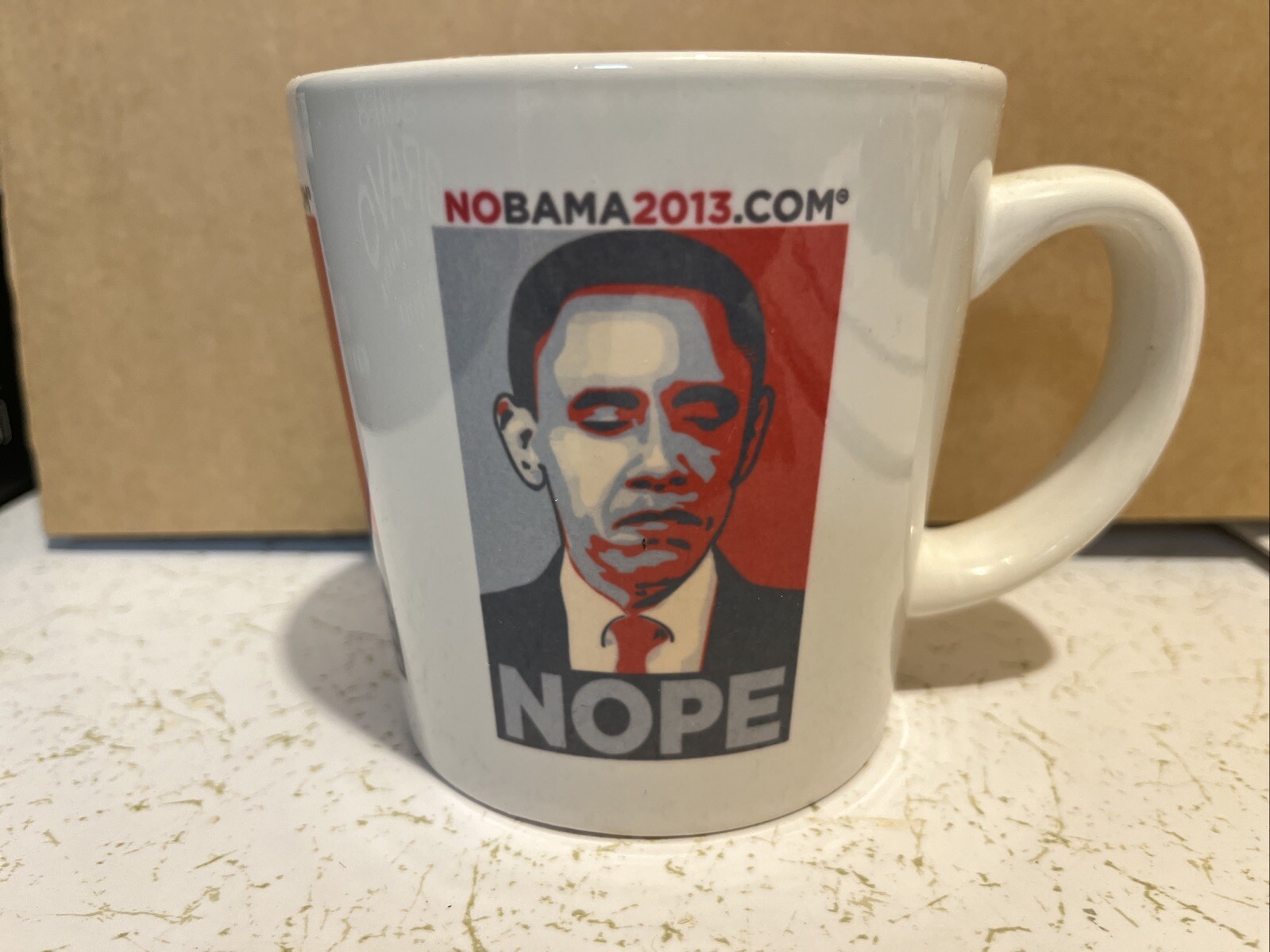 NOBAMA 2013 NOPE Coffee Mug OBAMA NOBAMA 2013 NOPE Coffee Mug OBAMA