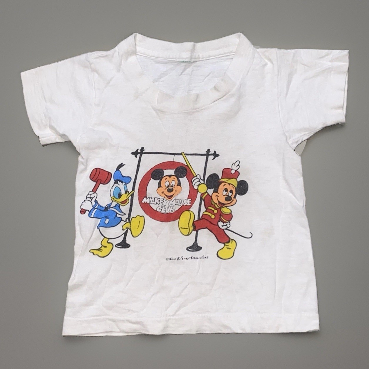 Vintage Disney Mickey Mouse Club T-shirt Toddler Size 2T Cartoon 60s Donald Duck Vintage Disney Mickey Mouse Club T-shirt Toddler Size 2T Cartoon 60s Donald Duck